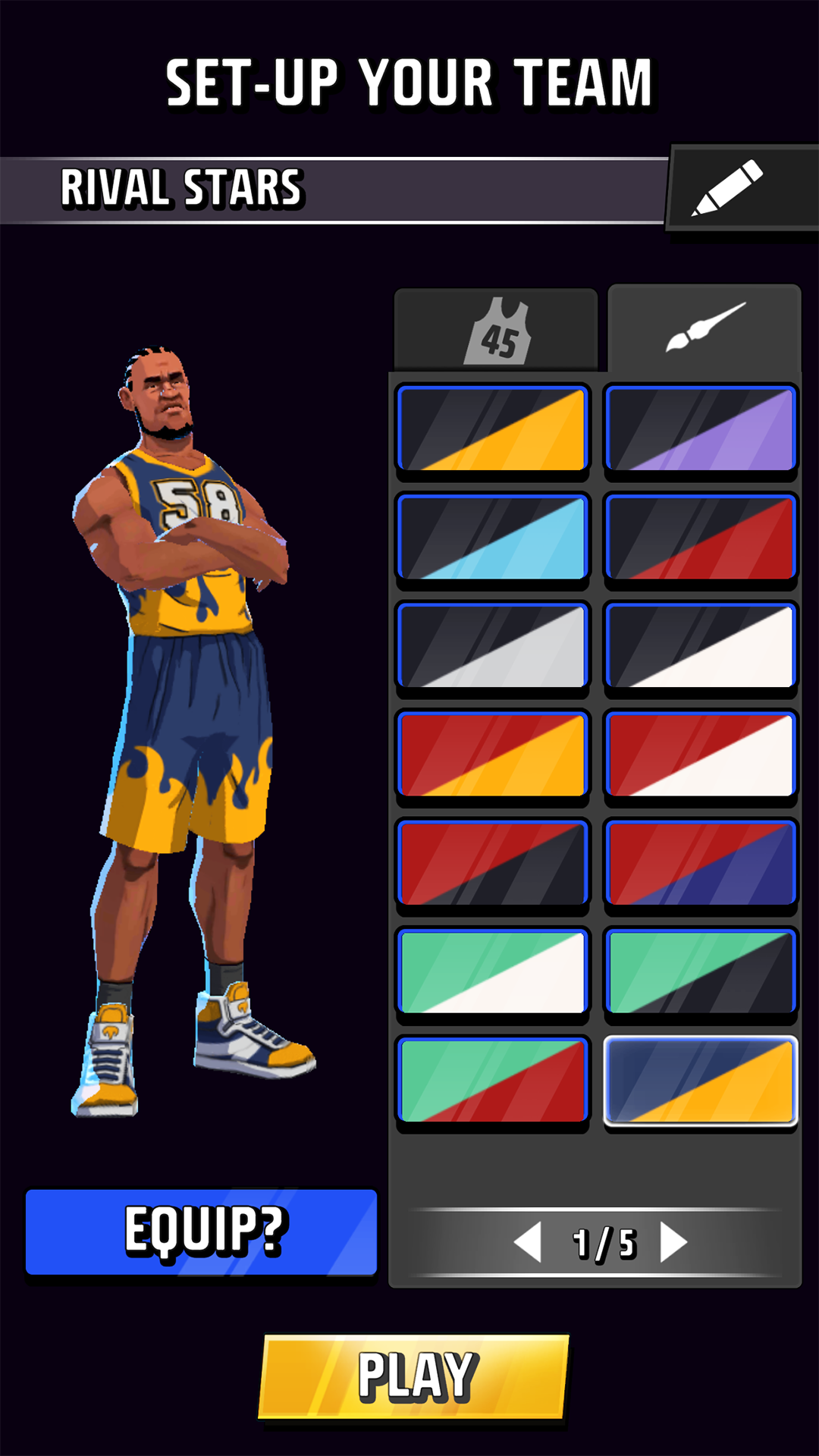 اسکرین شات 4 بازی Rival Stars Basketball