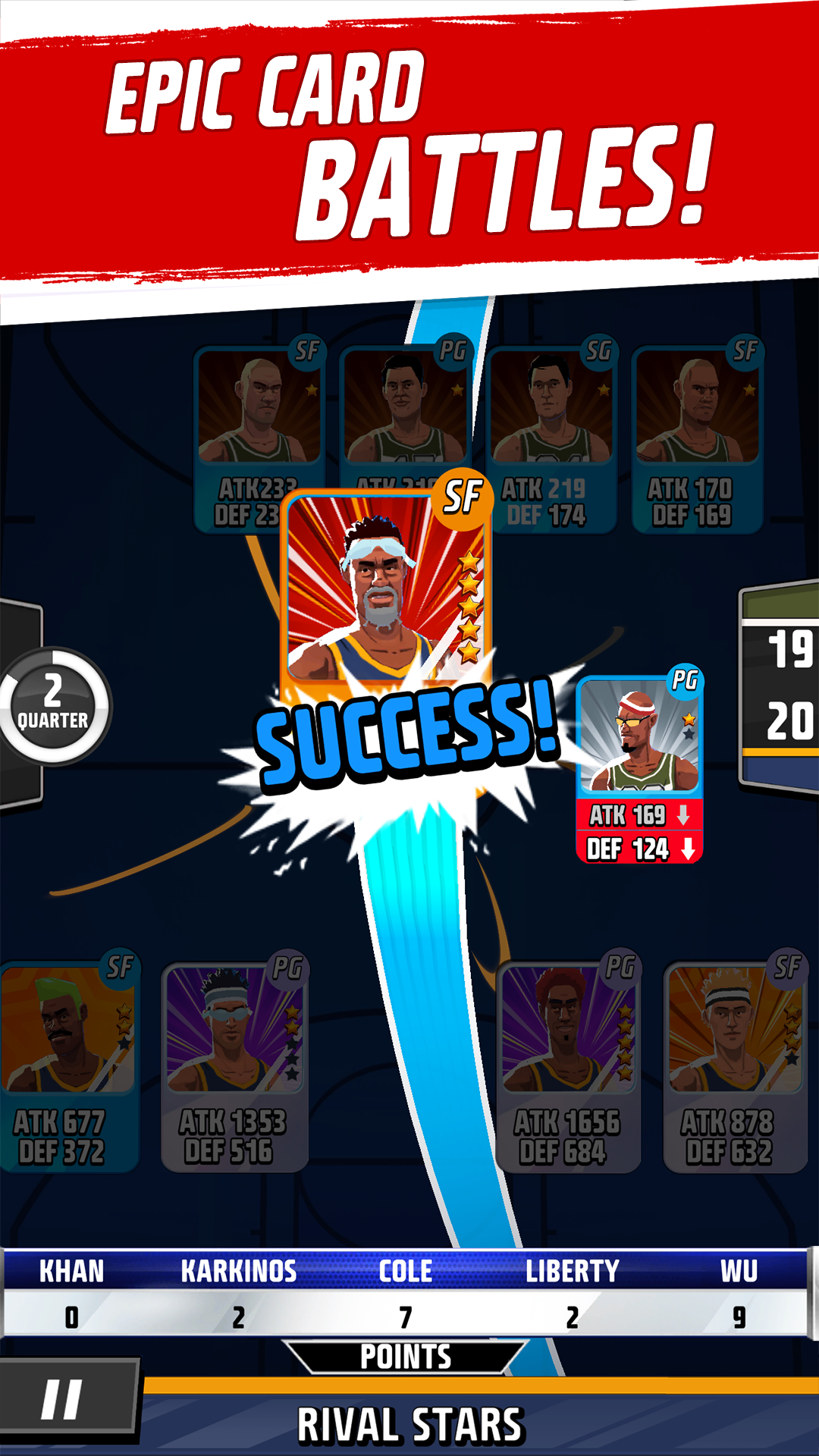 اسکرین شات 3 بازی Rival Stars Basketball