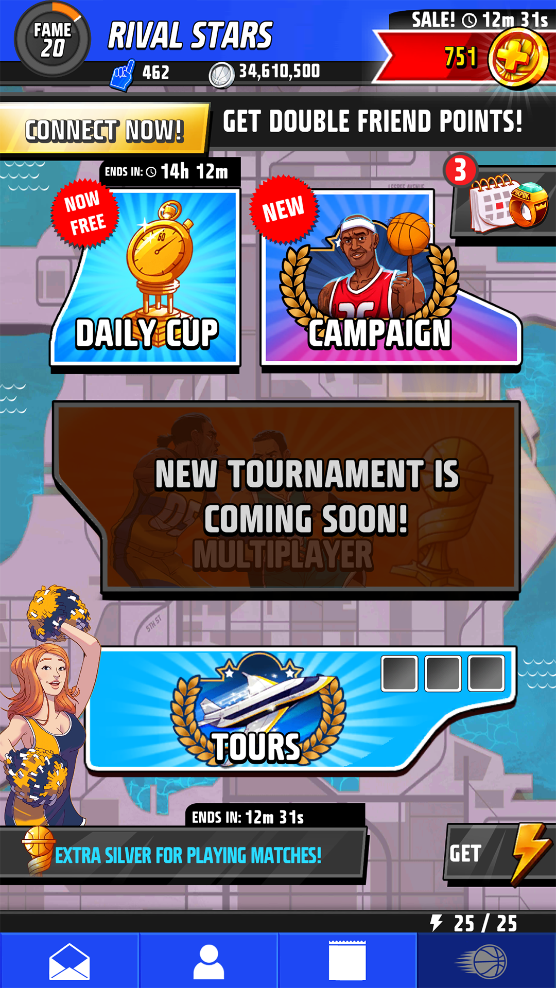 اسکرین شات 7 بازی Rival Stars Basketball