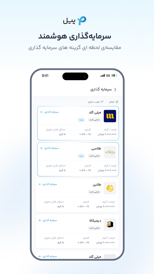 اسکرین شات 3 برنامه ‏‏‏پیل | راهنمای مالی و سرمایه گذاری
