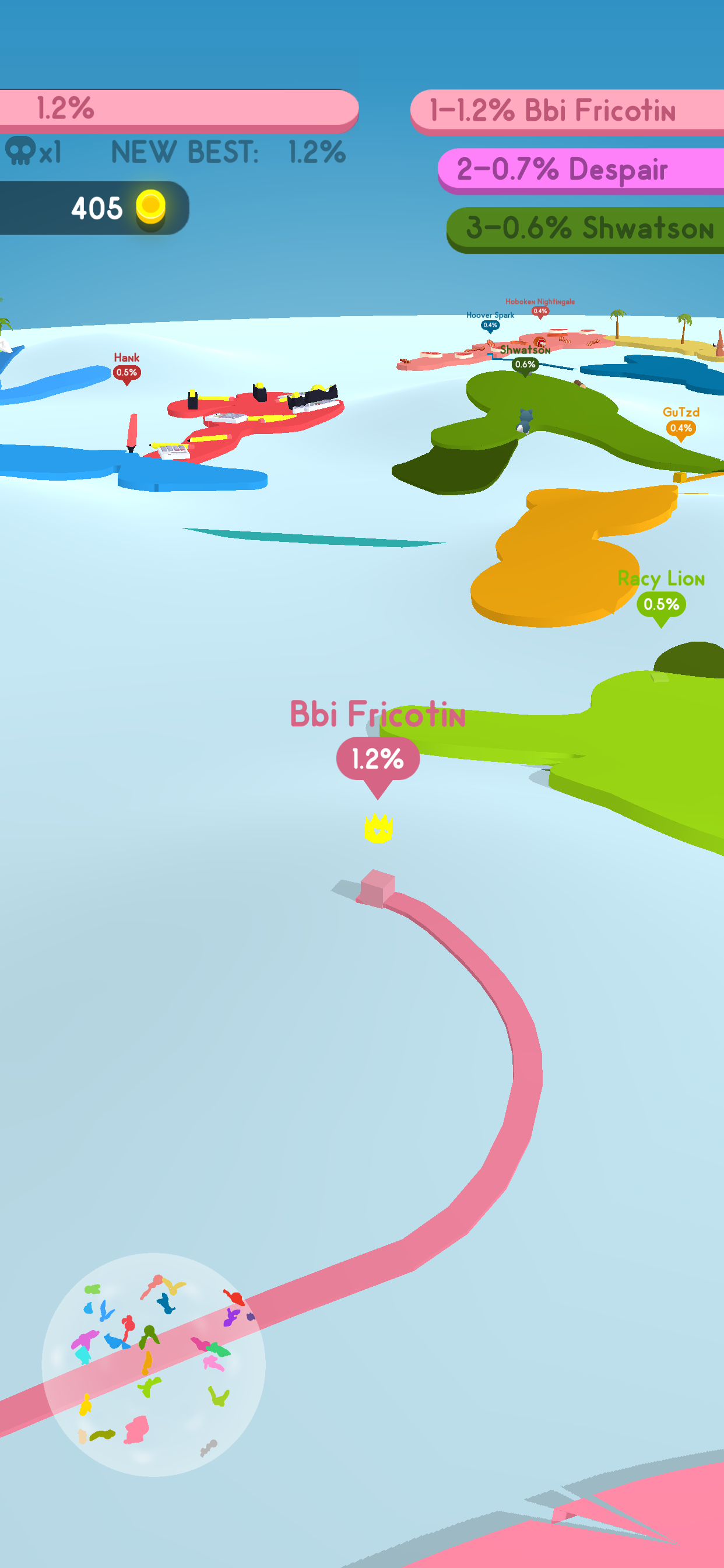 اسکرین شات 5 بازی Paper.io 4