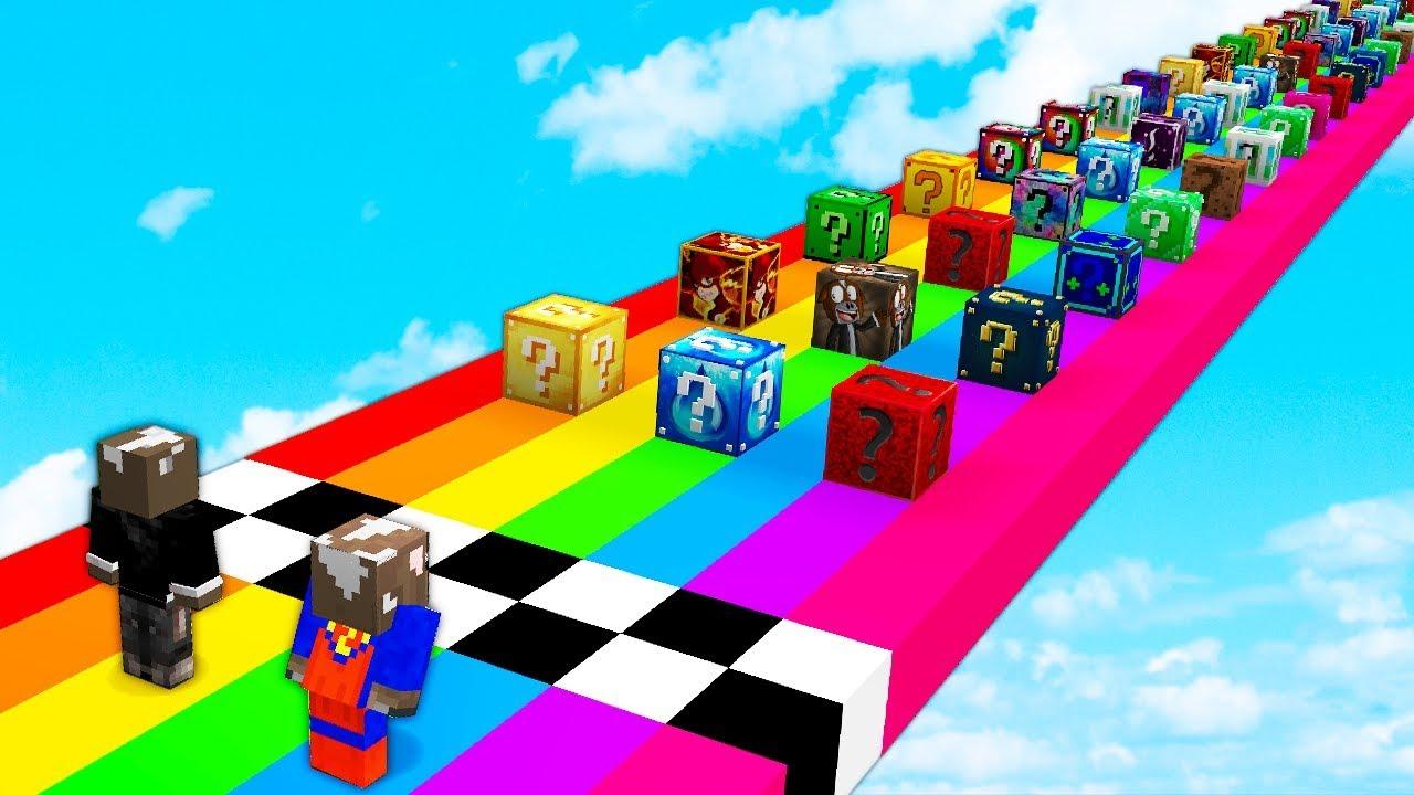 اسکرین شات 1 برنامه Lucky Block Race for Minecraft