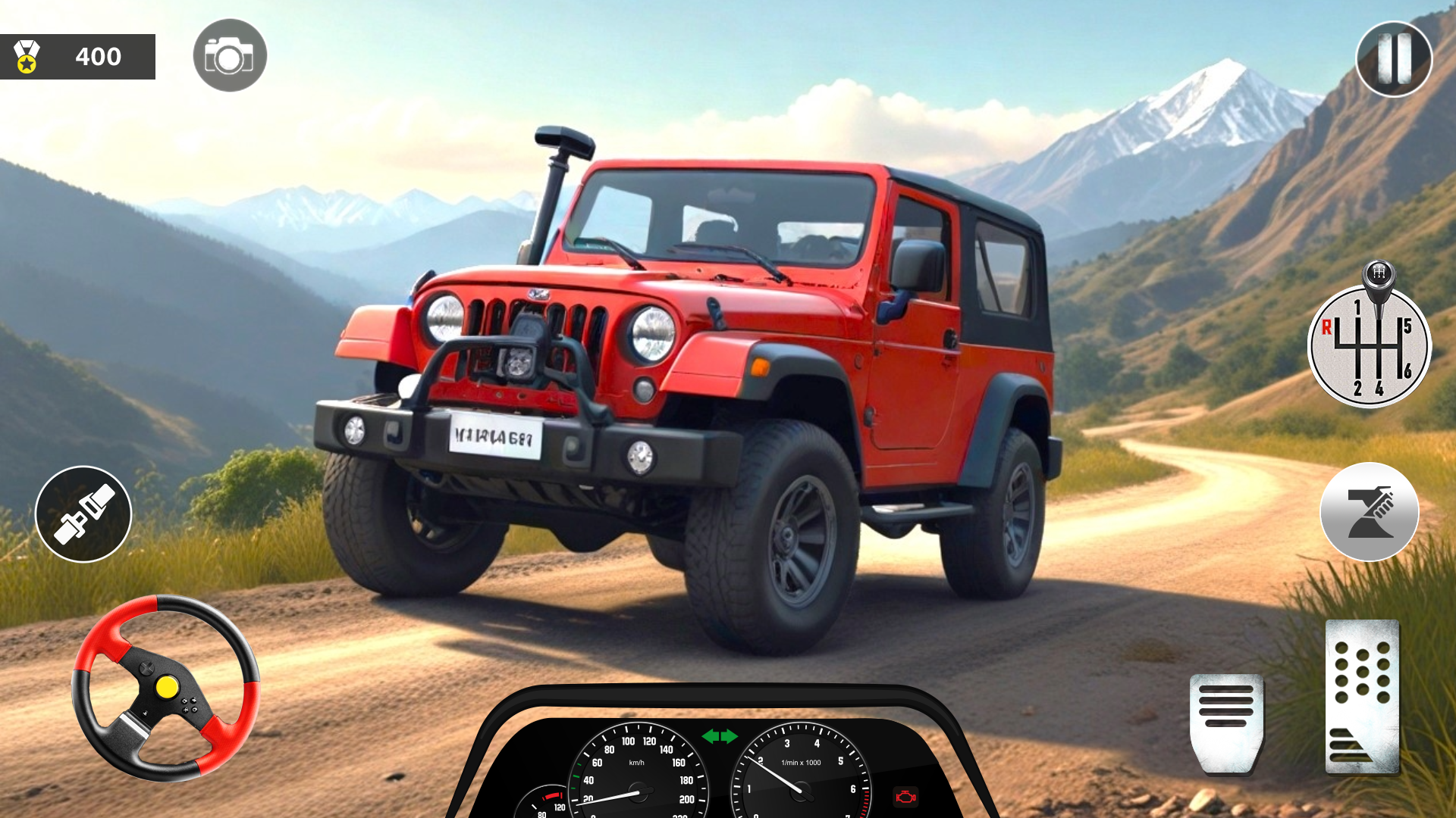 اسکرین شات 2 بازی Offroad Jeep Driving Jeep Game