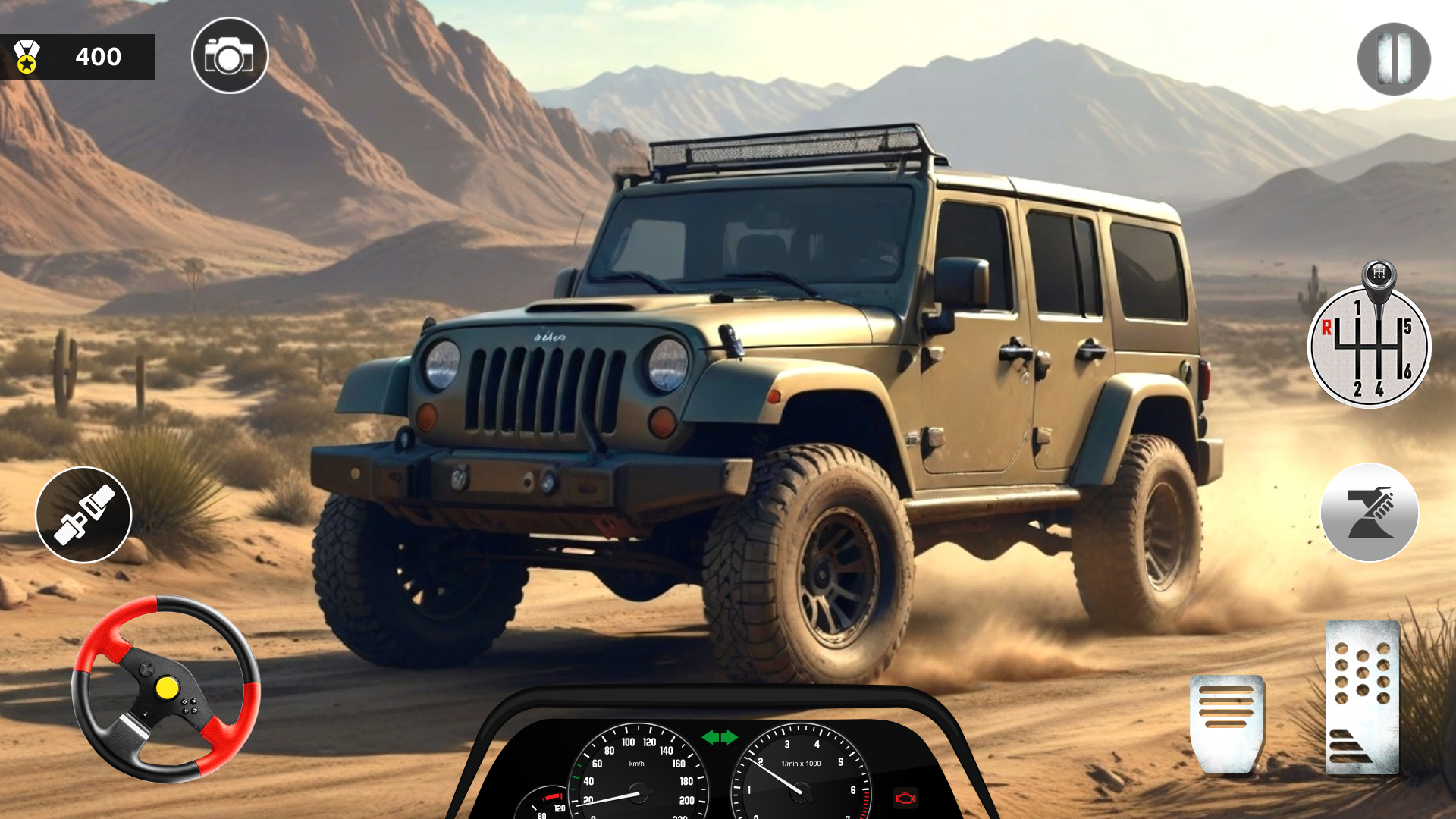 اسکرین شات 7 بازی Offroad Jeep Driving Jeep Game