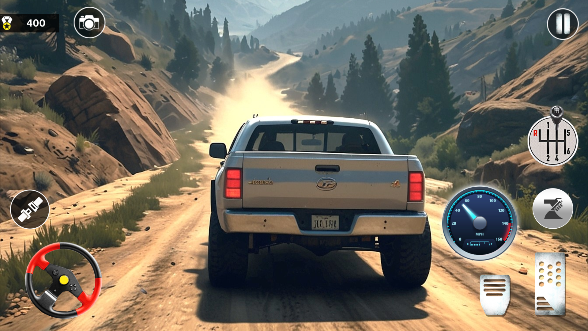اسکرین شات 4 بازی Offroad Jeep Driving Jeep Game