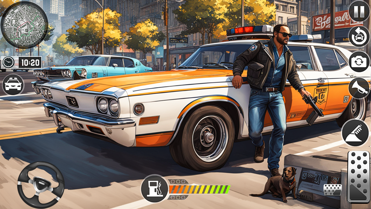اسکرین شات 1 بازی Luxury Police Car Parking Game