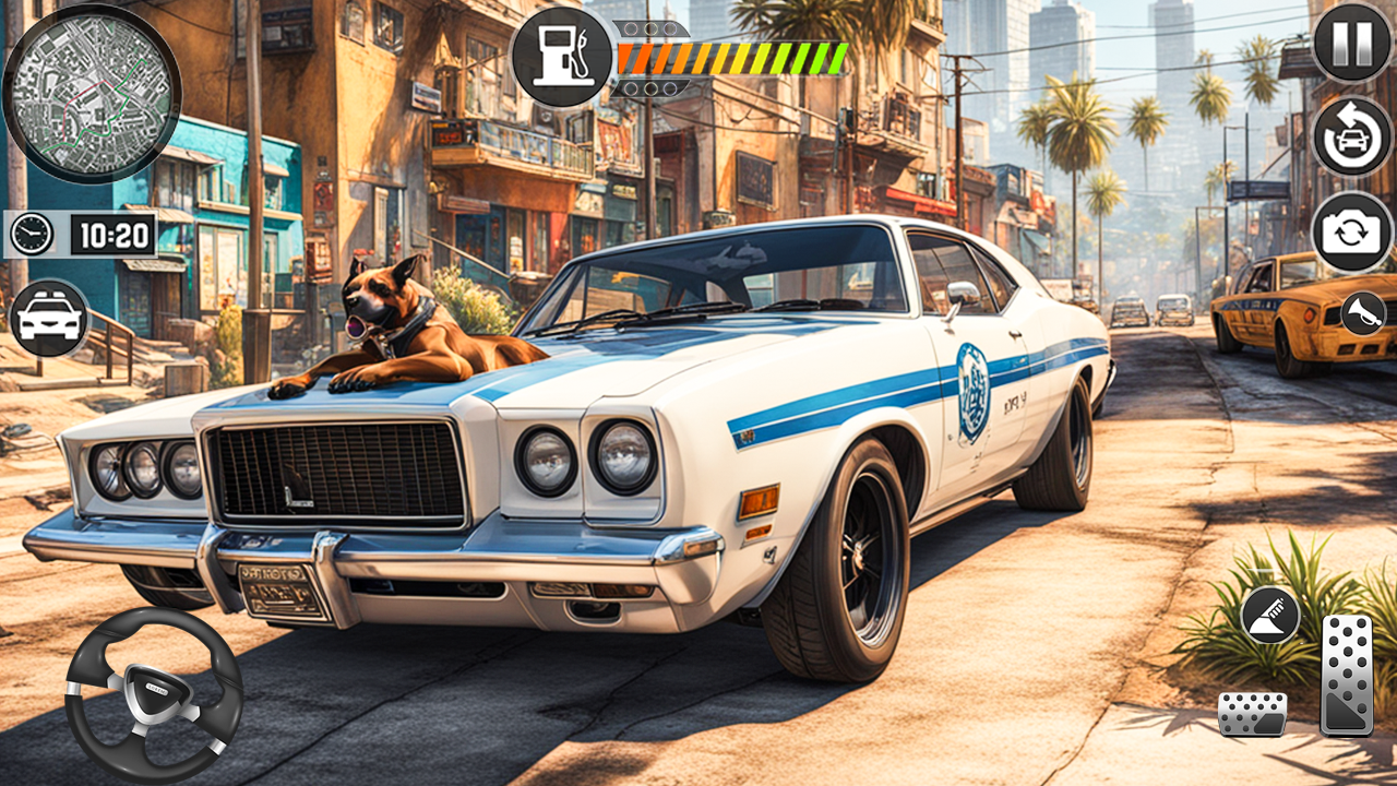 اسکرین شات 4 بازی Luxury Police Car Parking Game