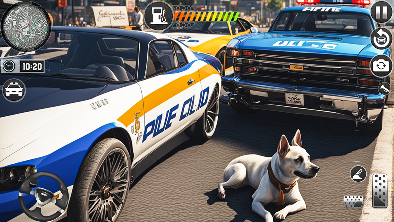 اسکرین شات 6 بازی Luxury Police Car Parking Game
