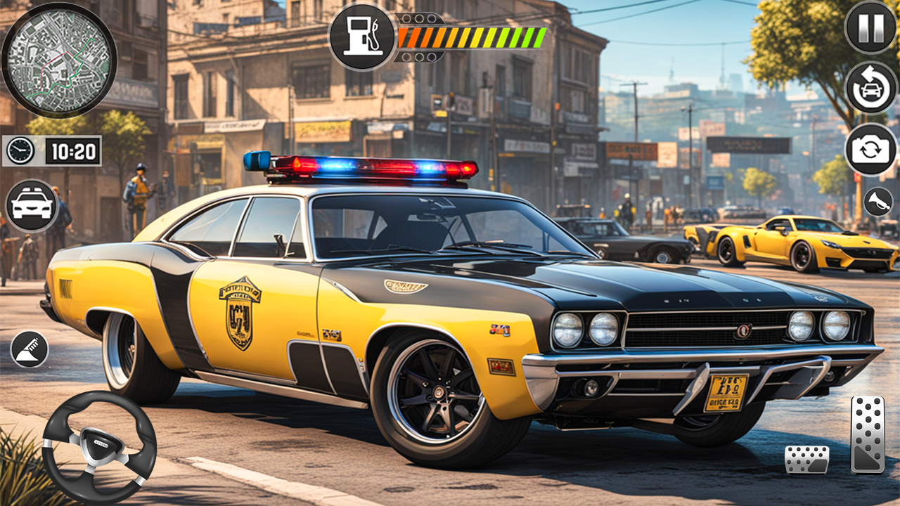 اسکرین شات 2 بازی Luxury Police Car Parking Game
