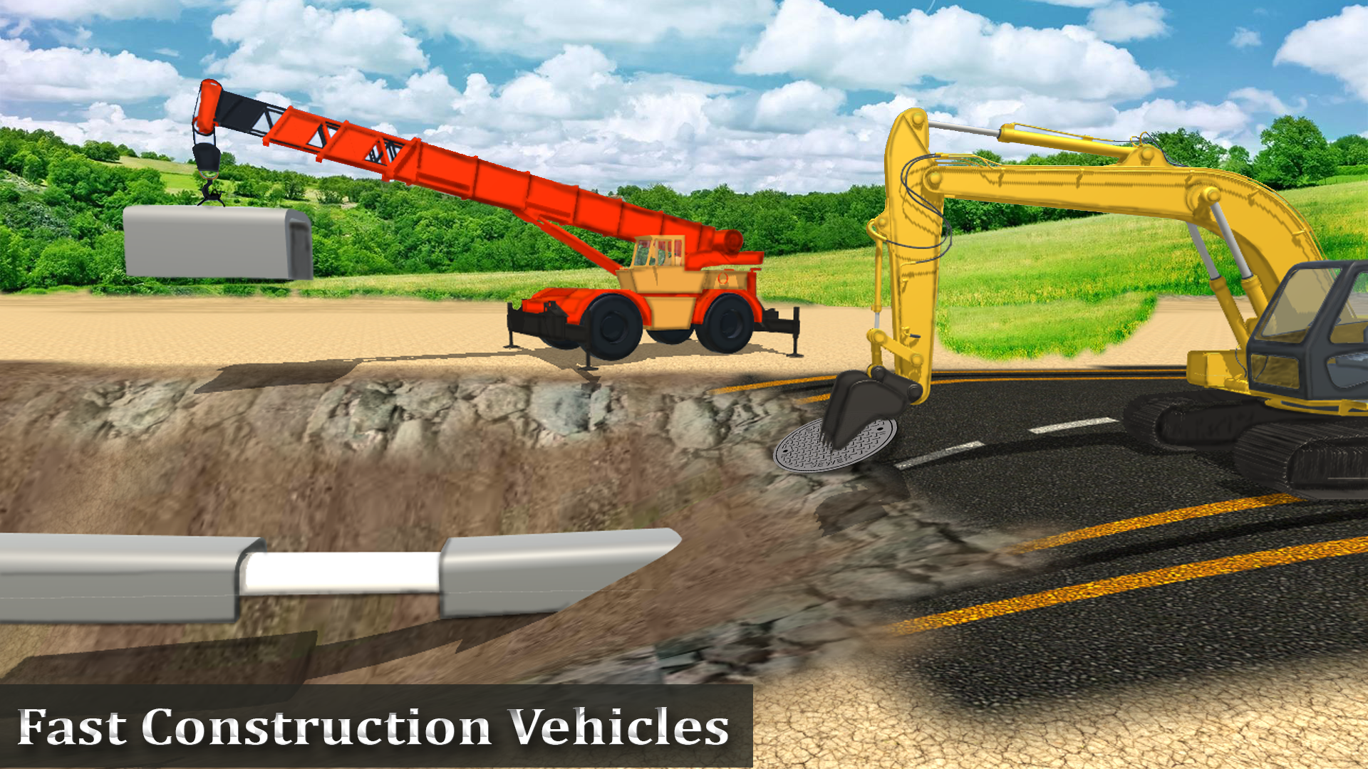 اسکرین شات 5 بازی Heavy Construction Road Build