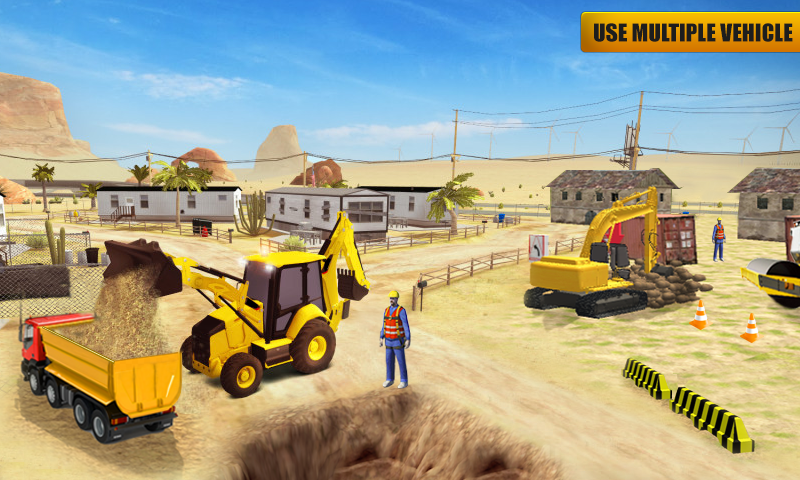 اسکرین شات 3 بازی Heavy Construction Road Build