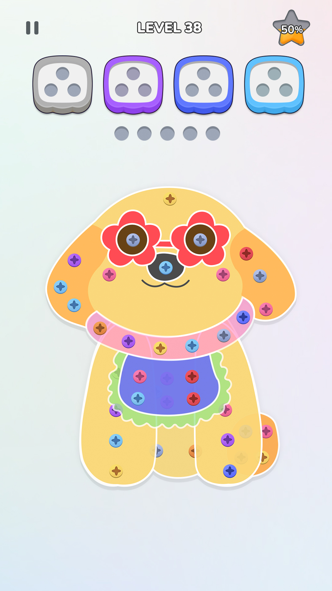 اسکرین شات 4 بازی Unscrew Nuts Sort®: Pin Puzzle