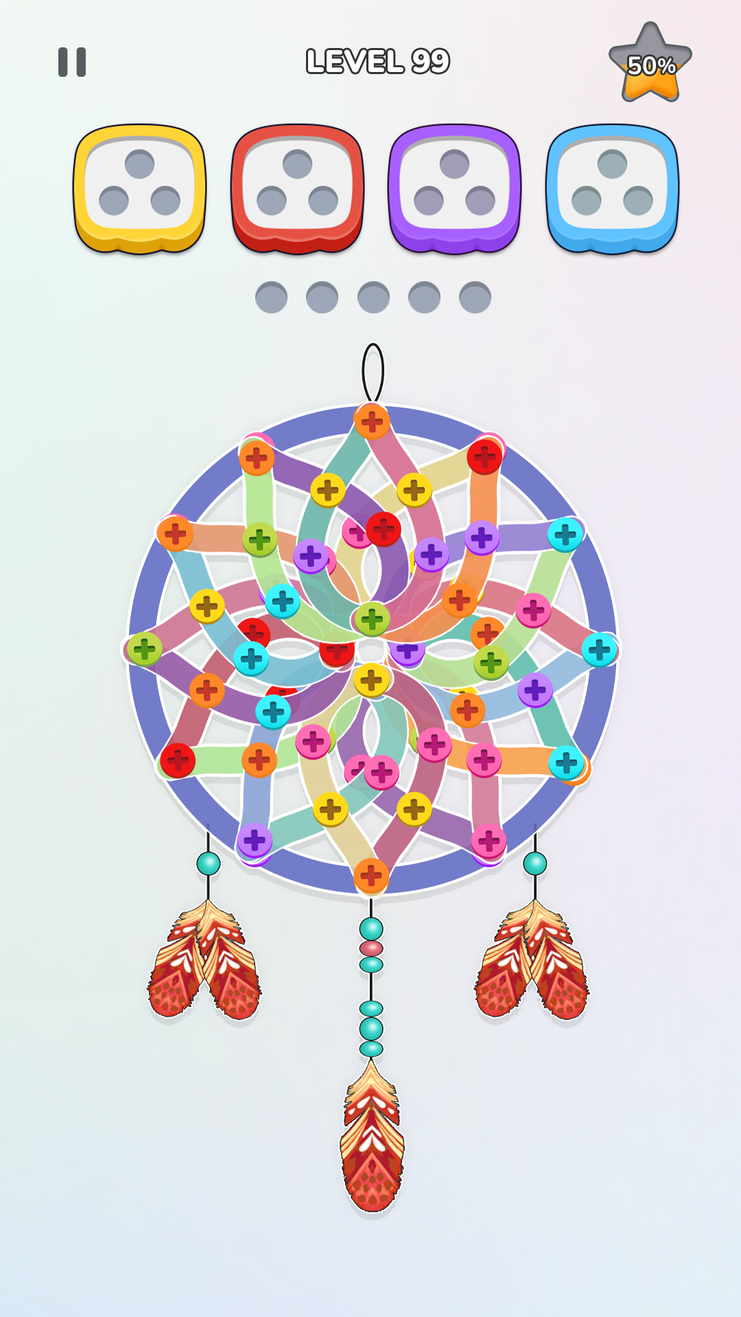 اسکرین شات 5 بازی Unscrew Nuts Sort®: Pin Puzzle