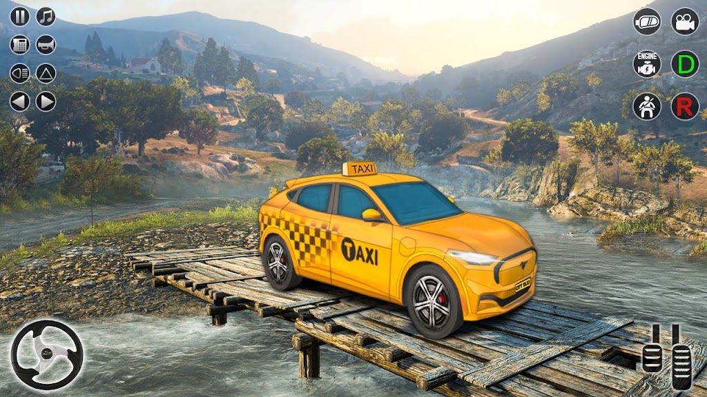اسکرین شات 5 بازی Grand Taxi Simulator Games 3d