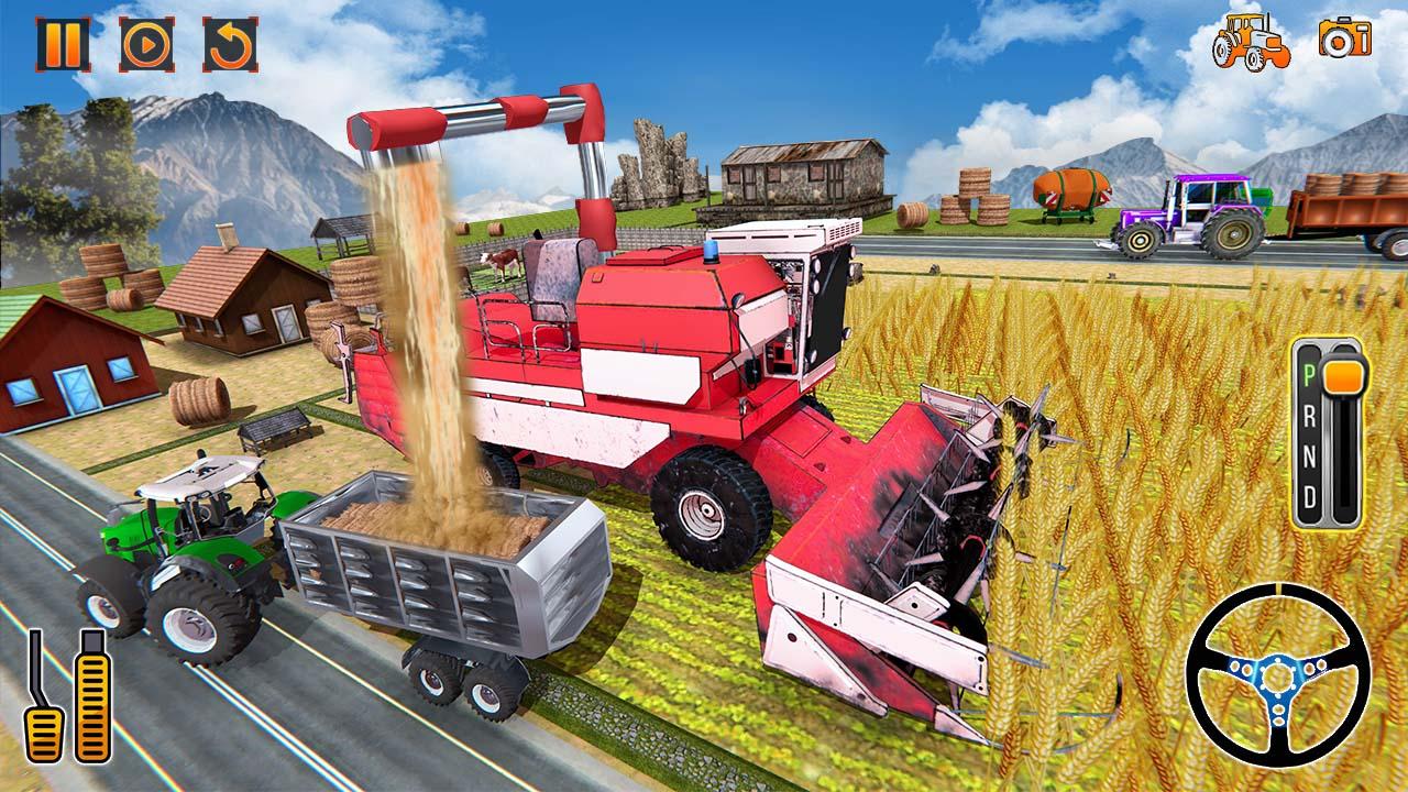 اسکرین شات 4 بازی Real Tractor Farming Sim Drive