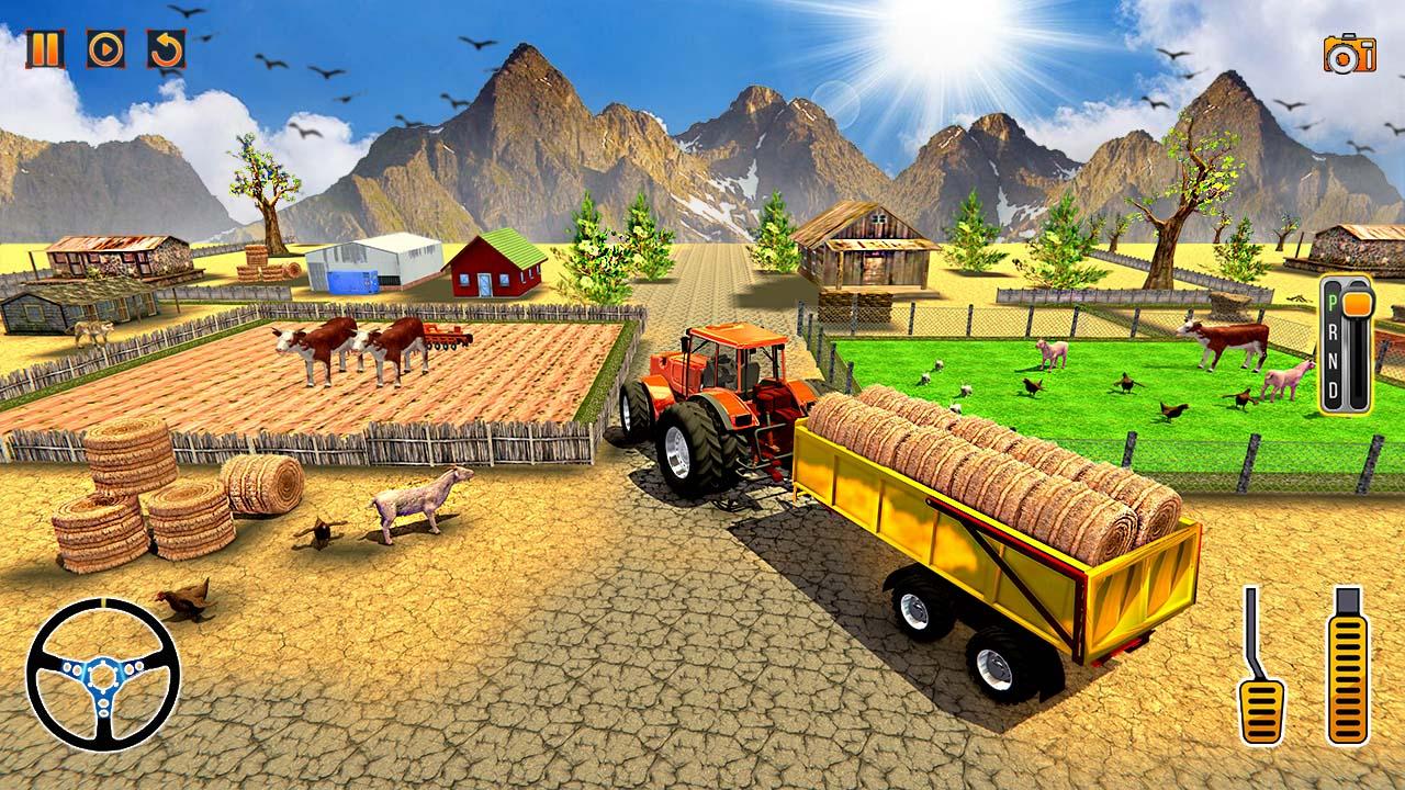 اسکرین شات 3 بازی Real Tractor Farming Sim Drive
