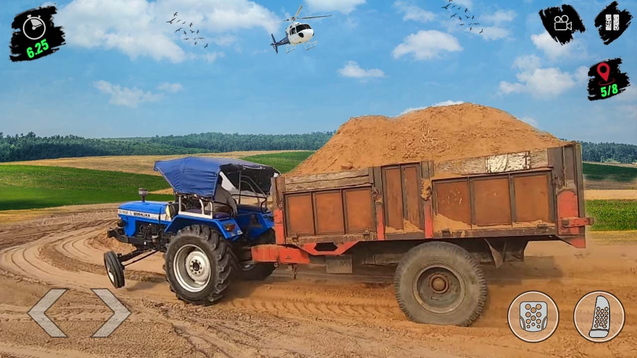 اسکرین شات 2 بازی Farming Games: Tractor Games