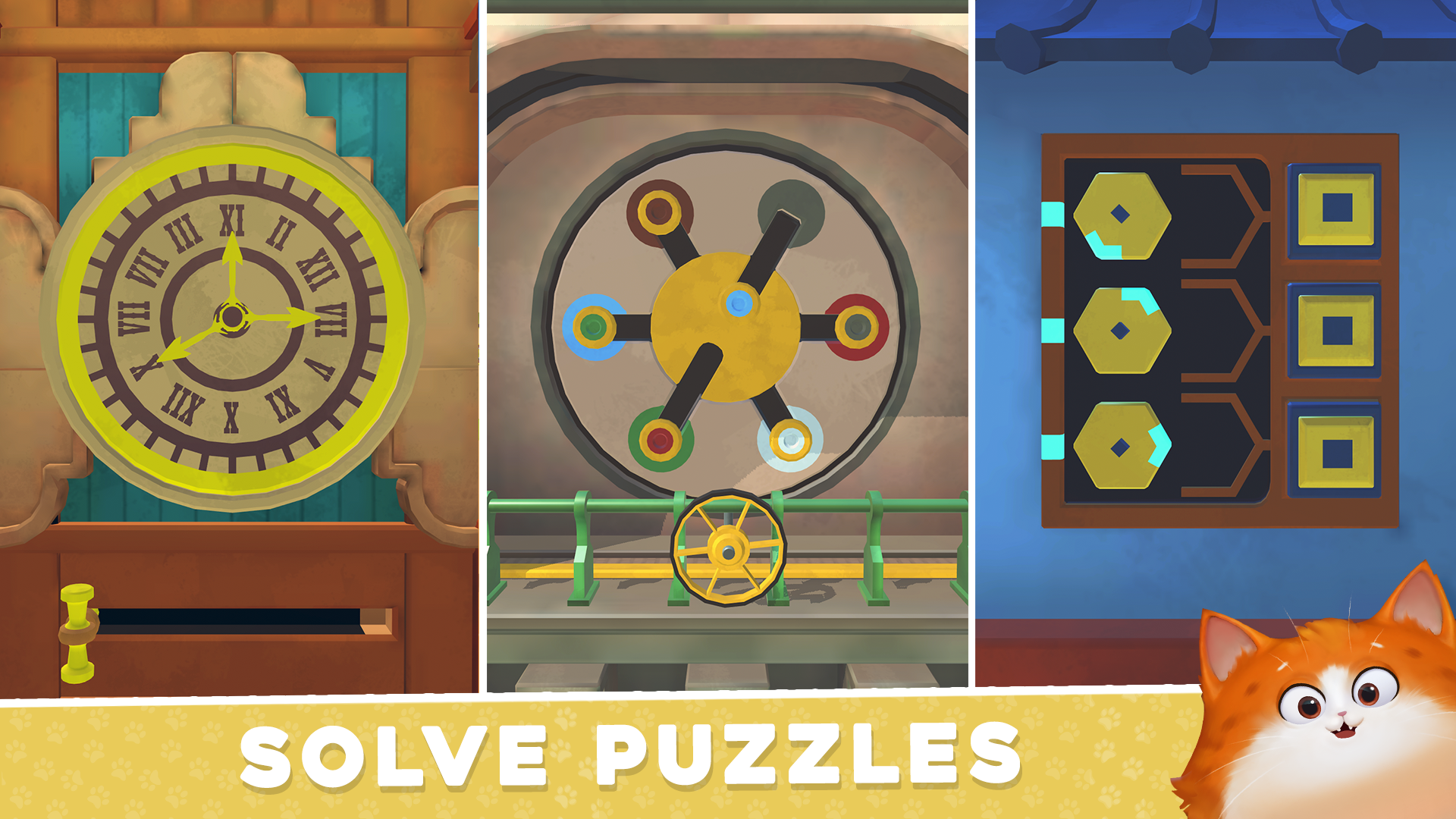 اسکرین شات 2 بازی Cats in Time - Relaxing Puzzle