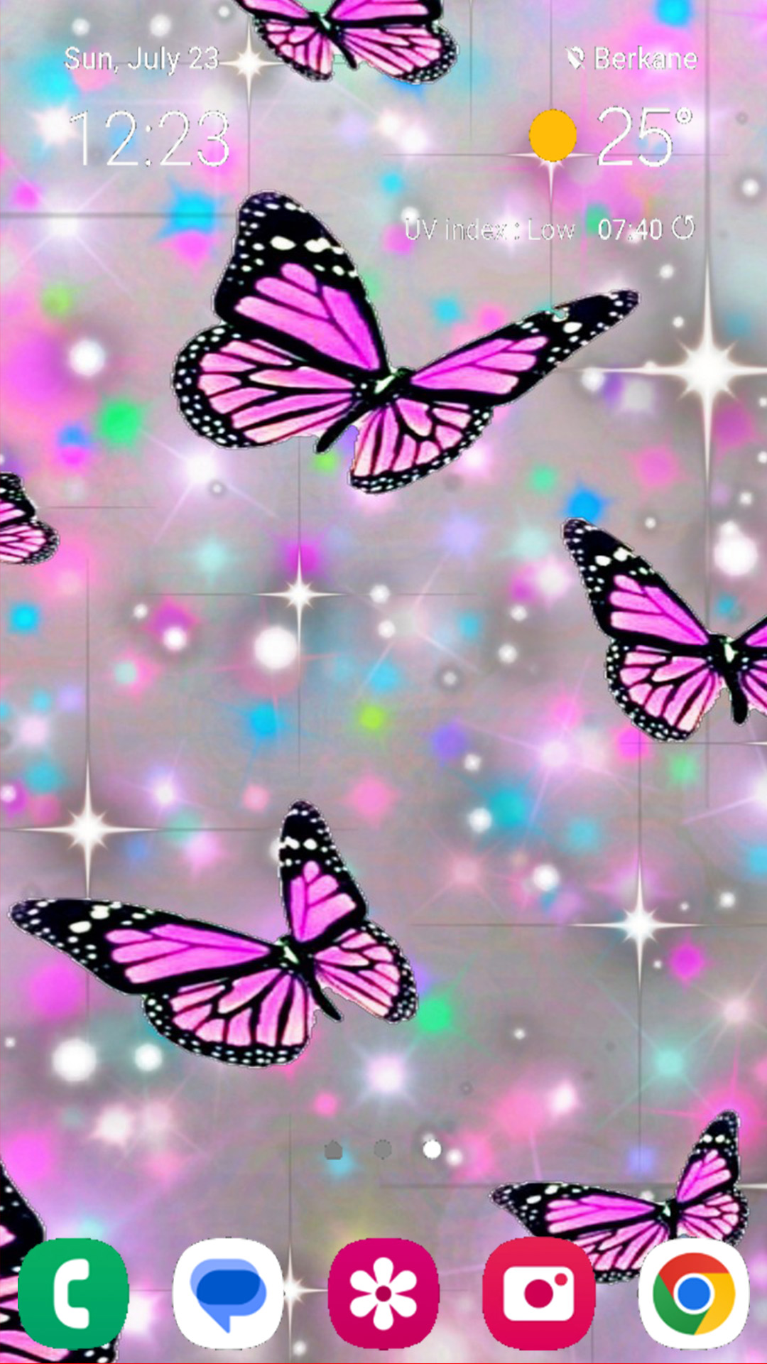 اسکرین شات 6 برنامه Pink Wallpaper