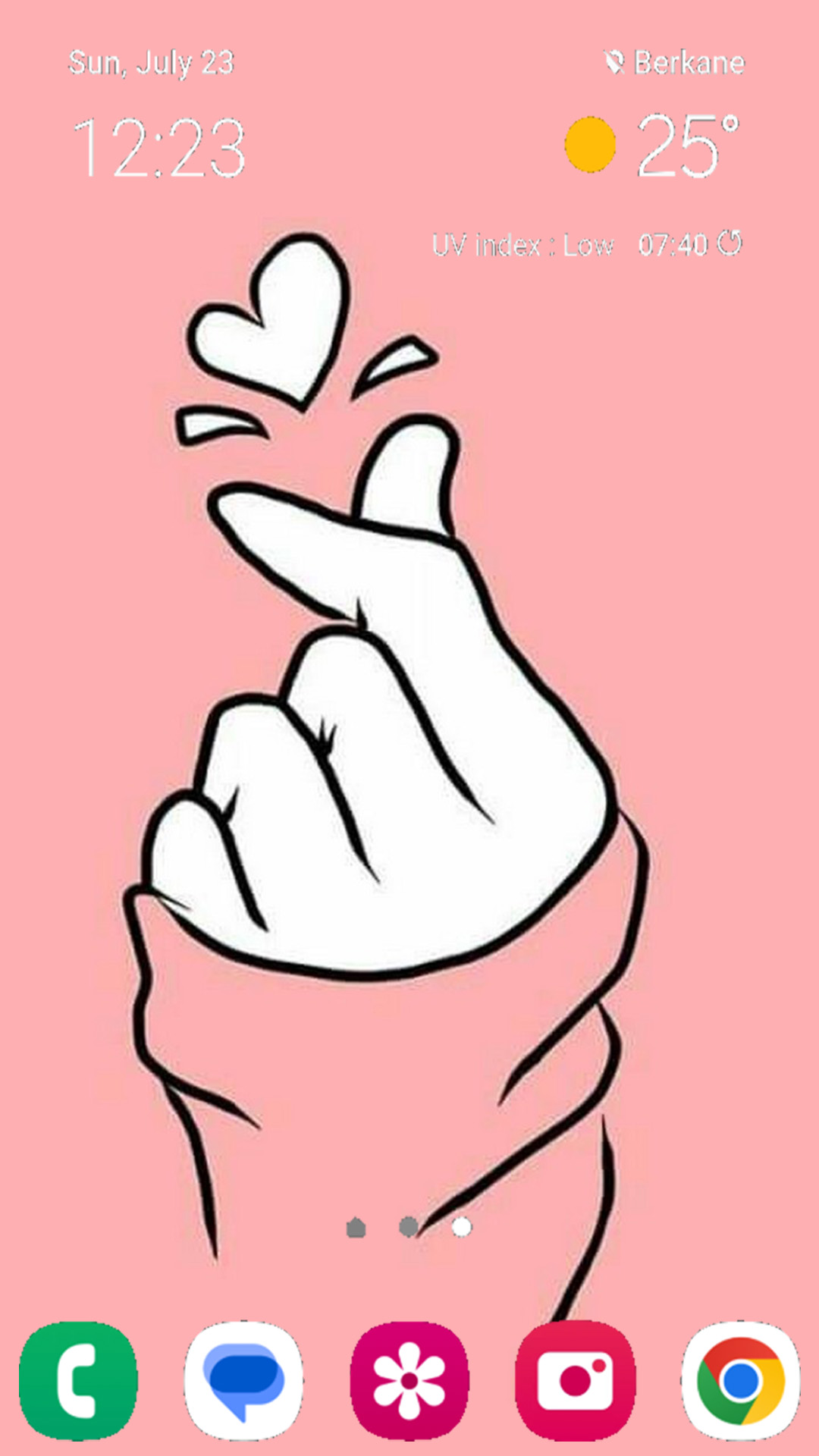 اسکرین شات 2 برنامه Pink Wallpaper