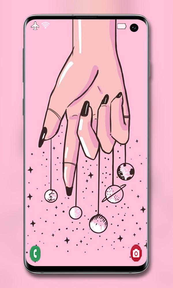 اسکرین شات 4 برنامه Pink Wallpaper