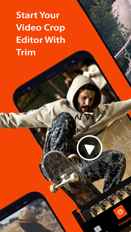 اسکرین شات 1 برنامه Crop Video - Trim & Merge Vide