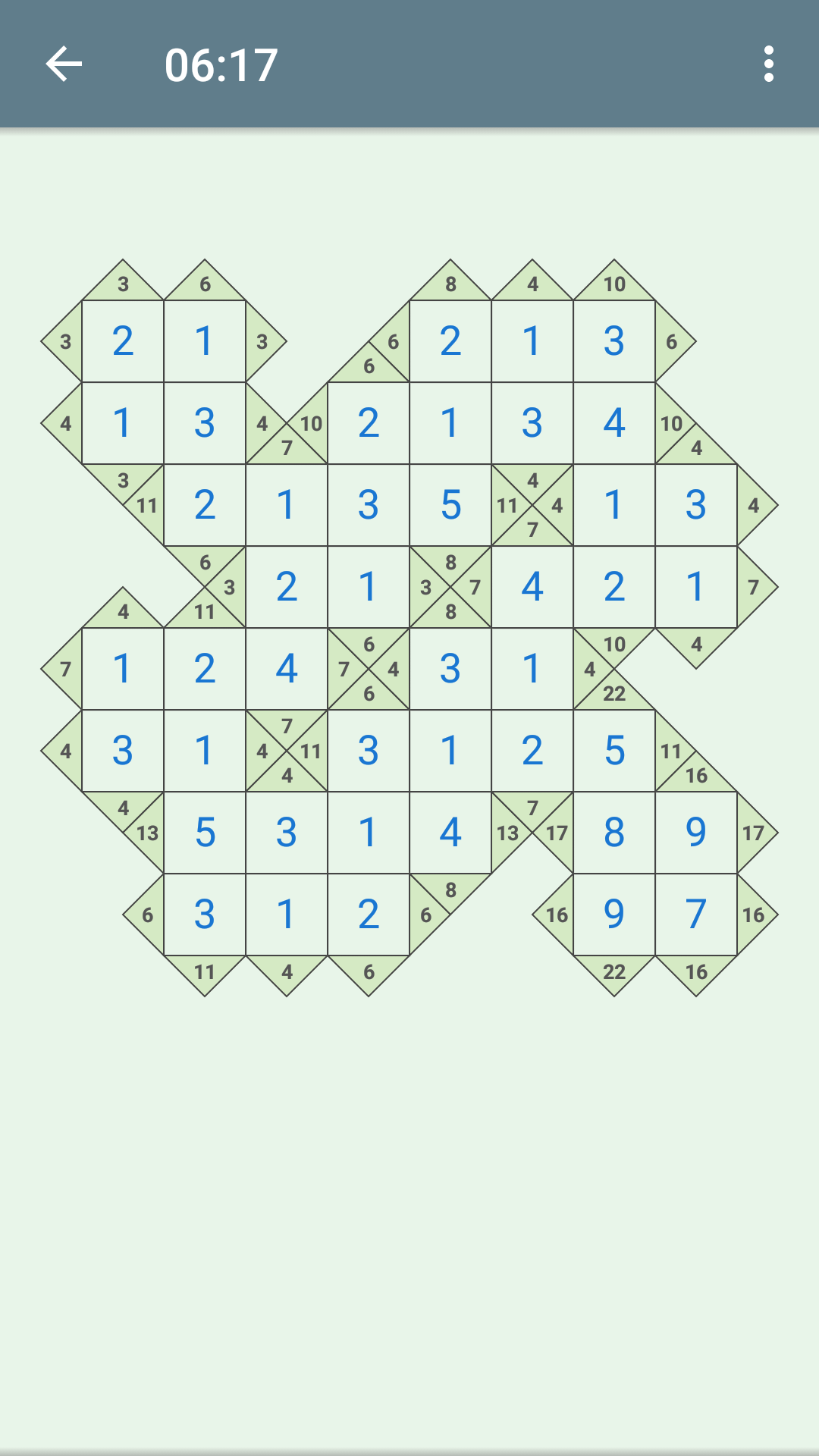 اسکرین شات 8 بازی Kakuro (Cross Sums)