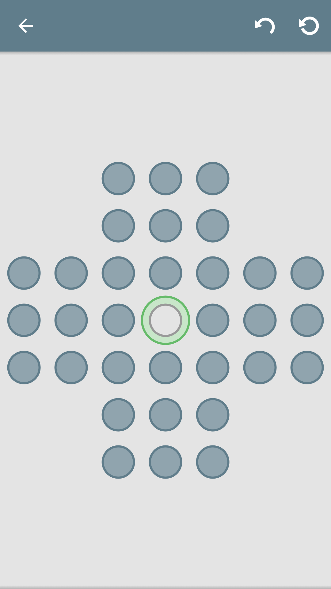 اسکرین شات 1 بازی Peg Solitaire - Puzzle Game
