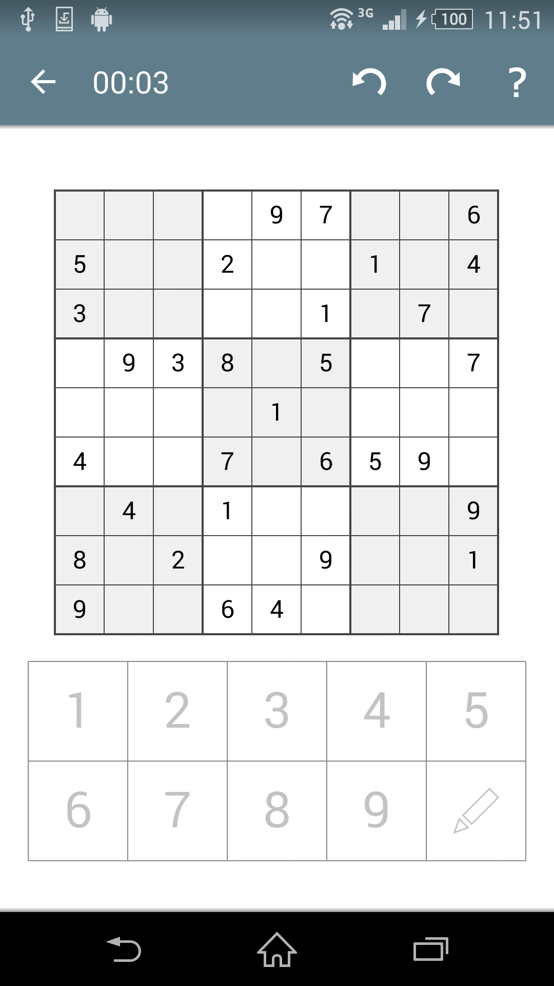 اسکرین شات 1 بازی Sudoku - Classic Puzzle Game