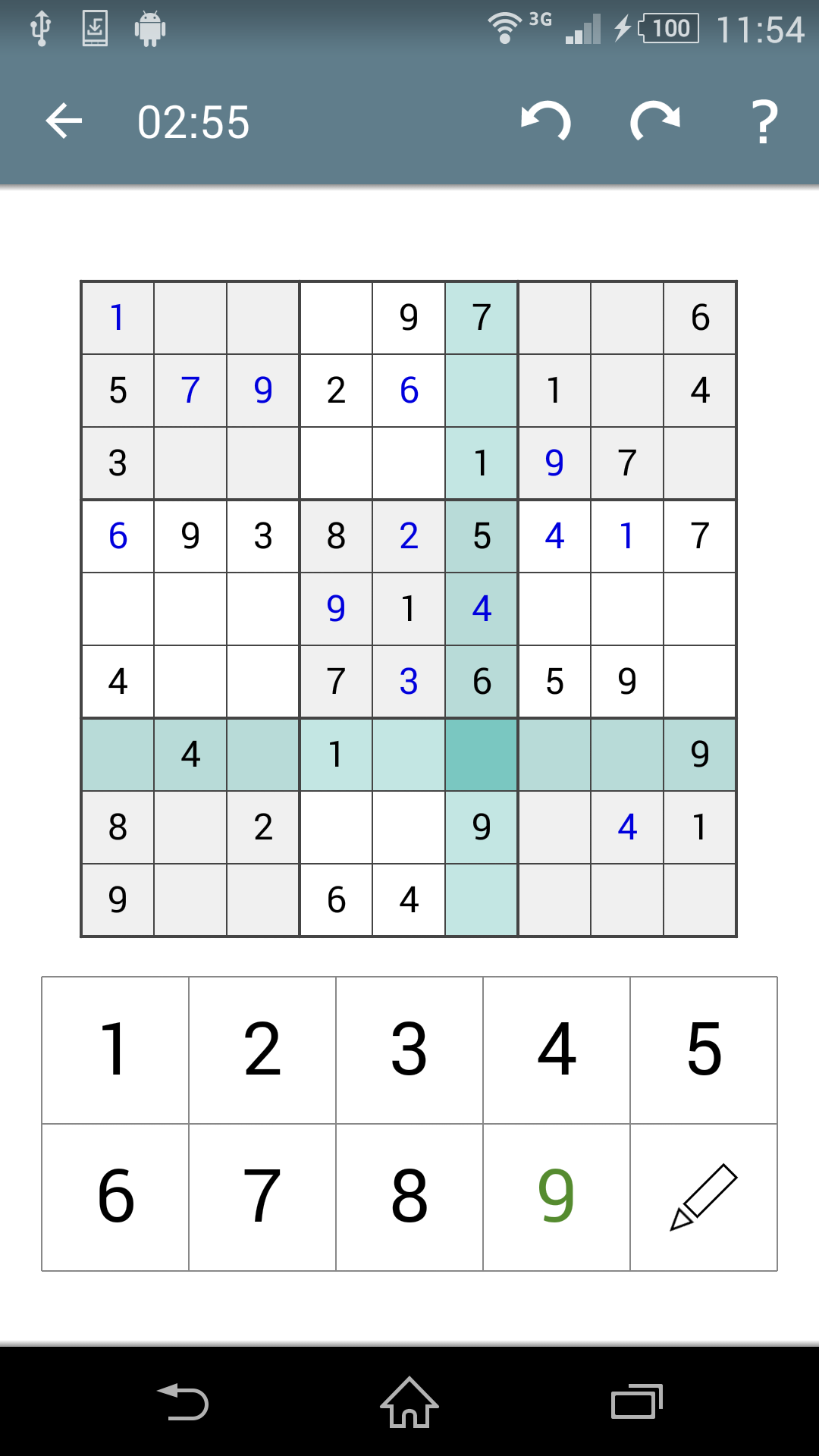 اسکرین شات 5 بازی Sudoku - Classic Puzzle Game