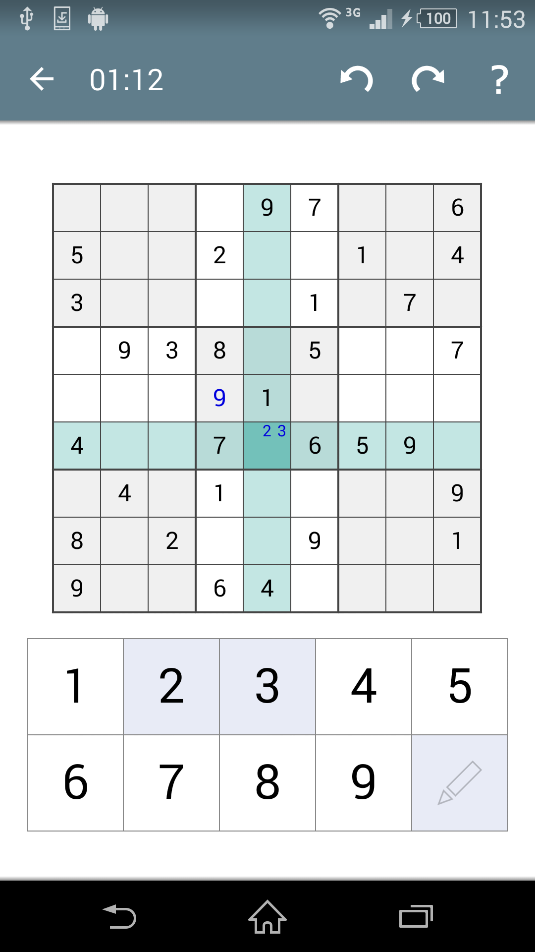 اسکرین شات 3 بازی Sudoku - Classic Puzzle Game
