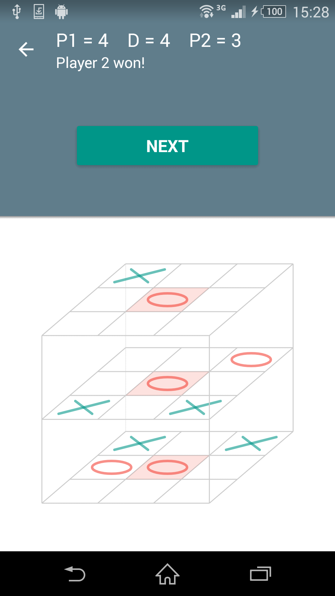 اسکرین شات 3 بازی Tic Tac Toe - Classic Game