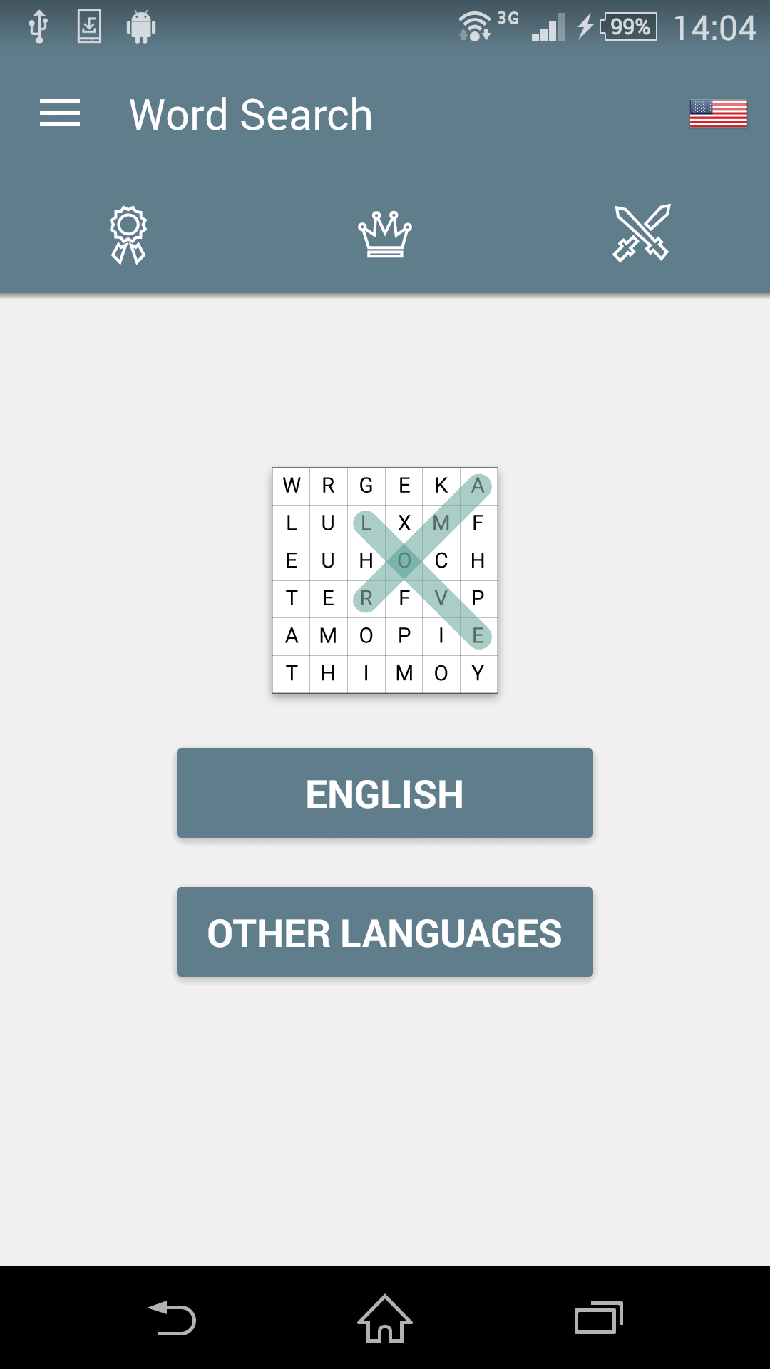 اسکرین شات 5 بازی Word Search - Classic Game