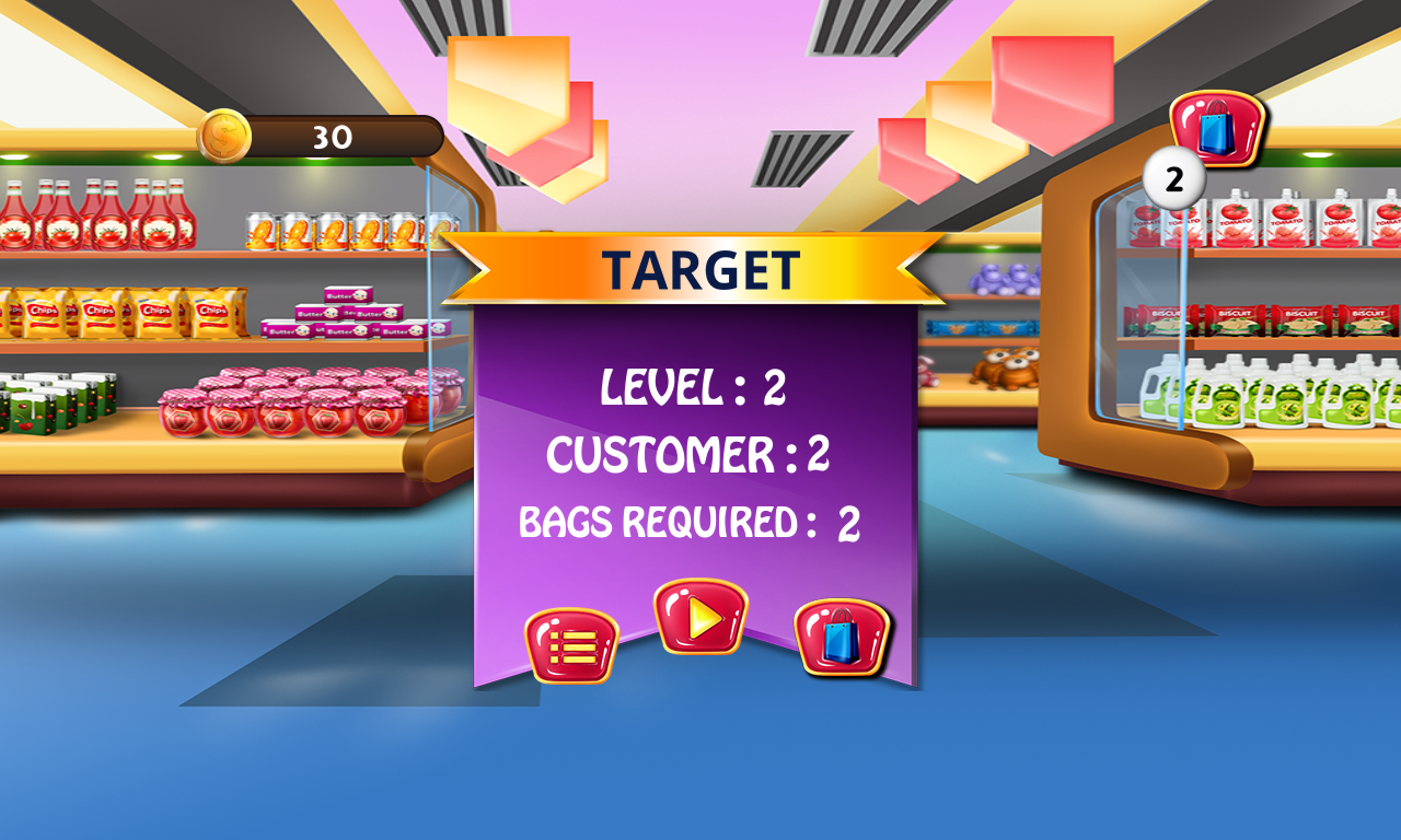 اسکرین شات 5 بازی Supermarket Cashier Kids Games