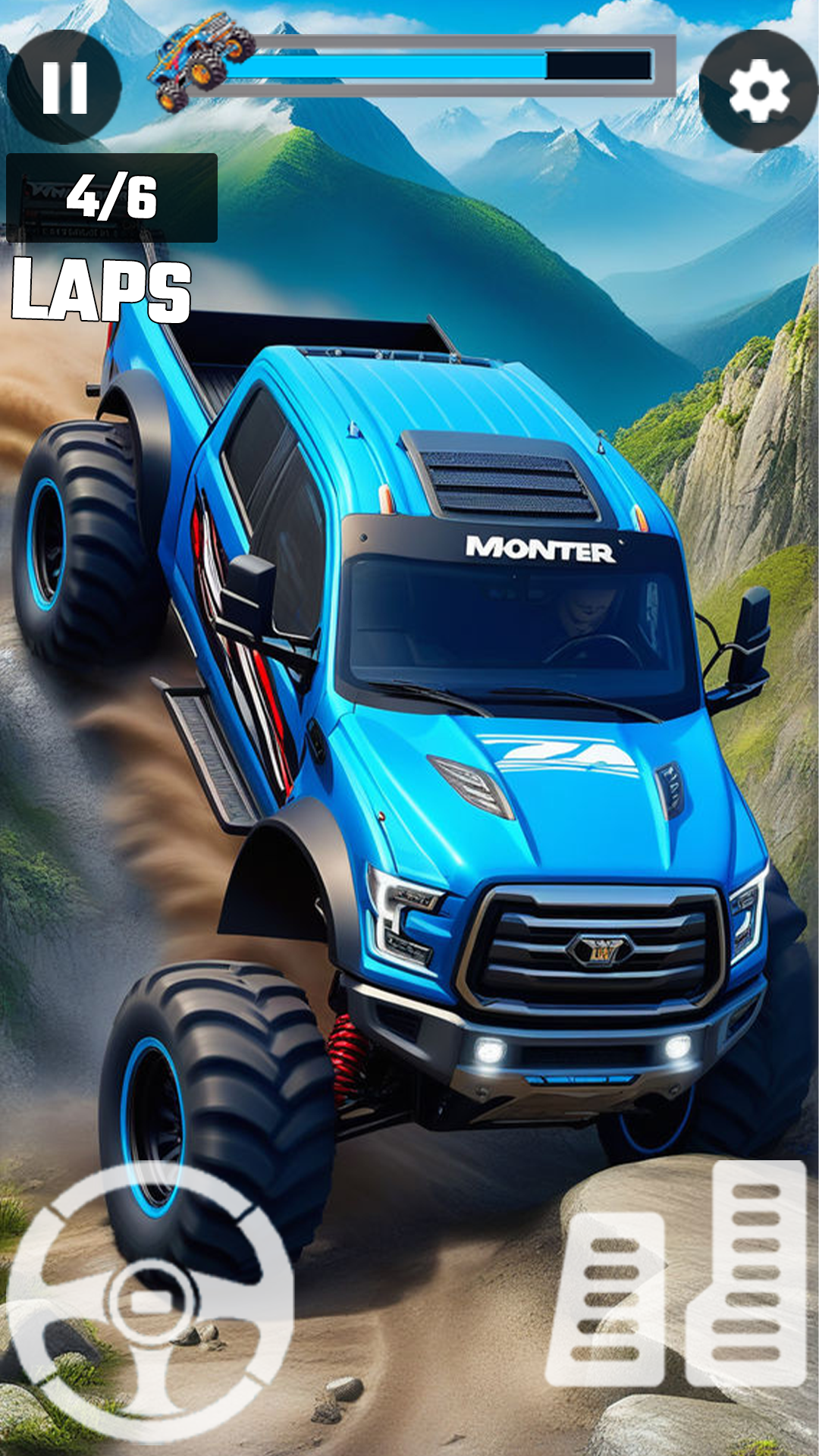 اسکرین شات 1 بازی Rock Crawling: Racing Games 3D