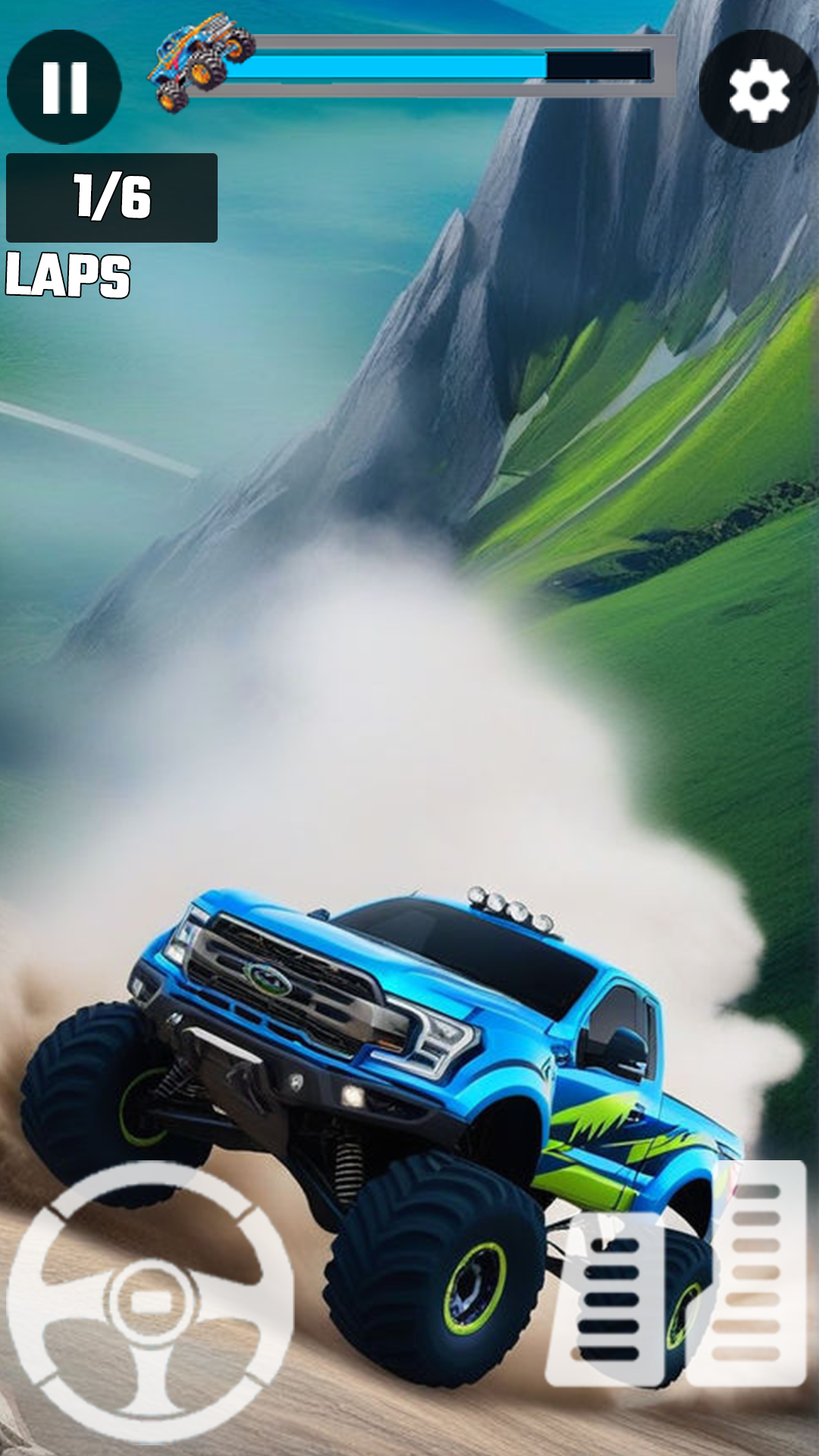 اسکرین شات 3 بازی Rock Crawling: Racing Games 3D