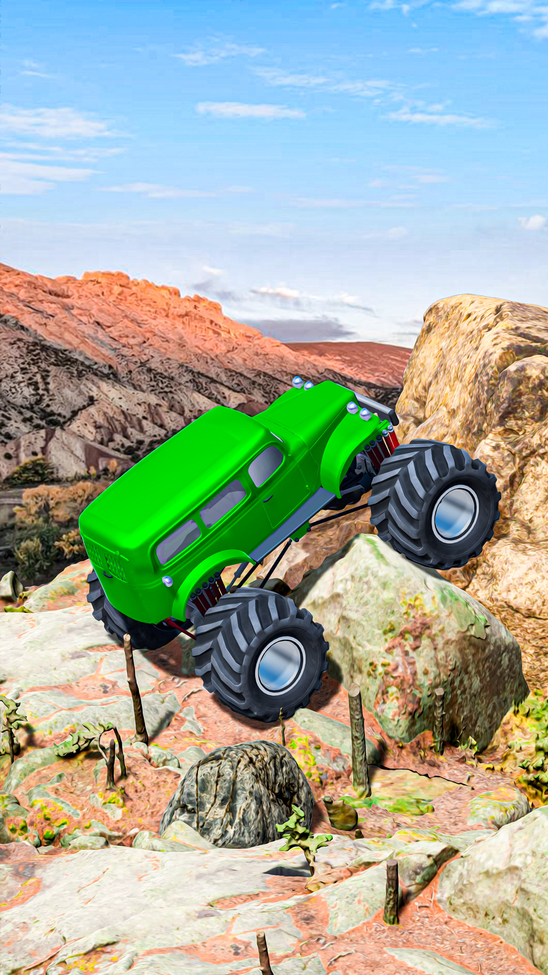 اسکرین شات 5 بازی Rock Crawling: Racing Games 3D