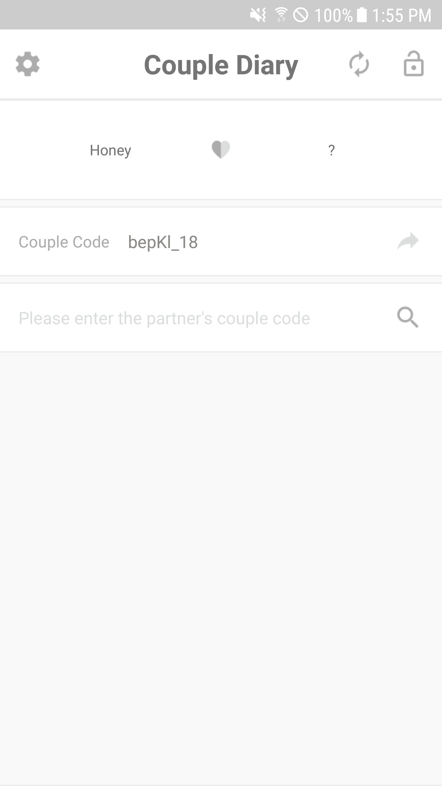 اسکرین شات 2 برنامه Couple Diary
