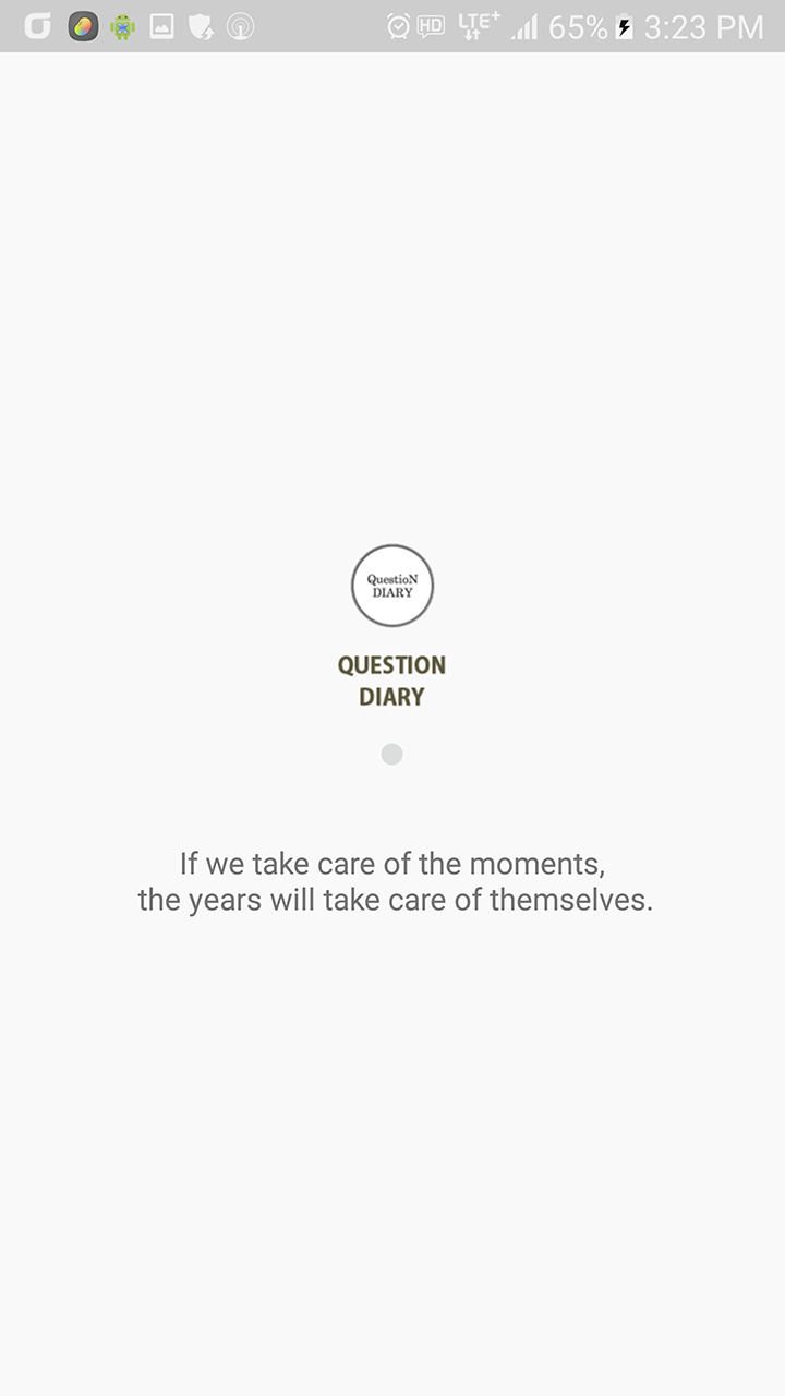 اسکرین شات 1 برنامه Questions Diary