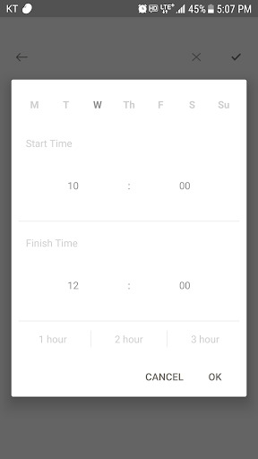اسکرین شات 4 برنامه Timetable: a lovely scheduler