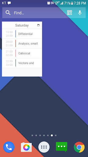 اسکرین شات 5 برنامه Timetable: a lovely scheduler