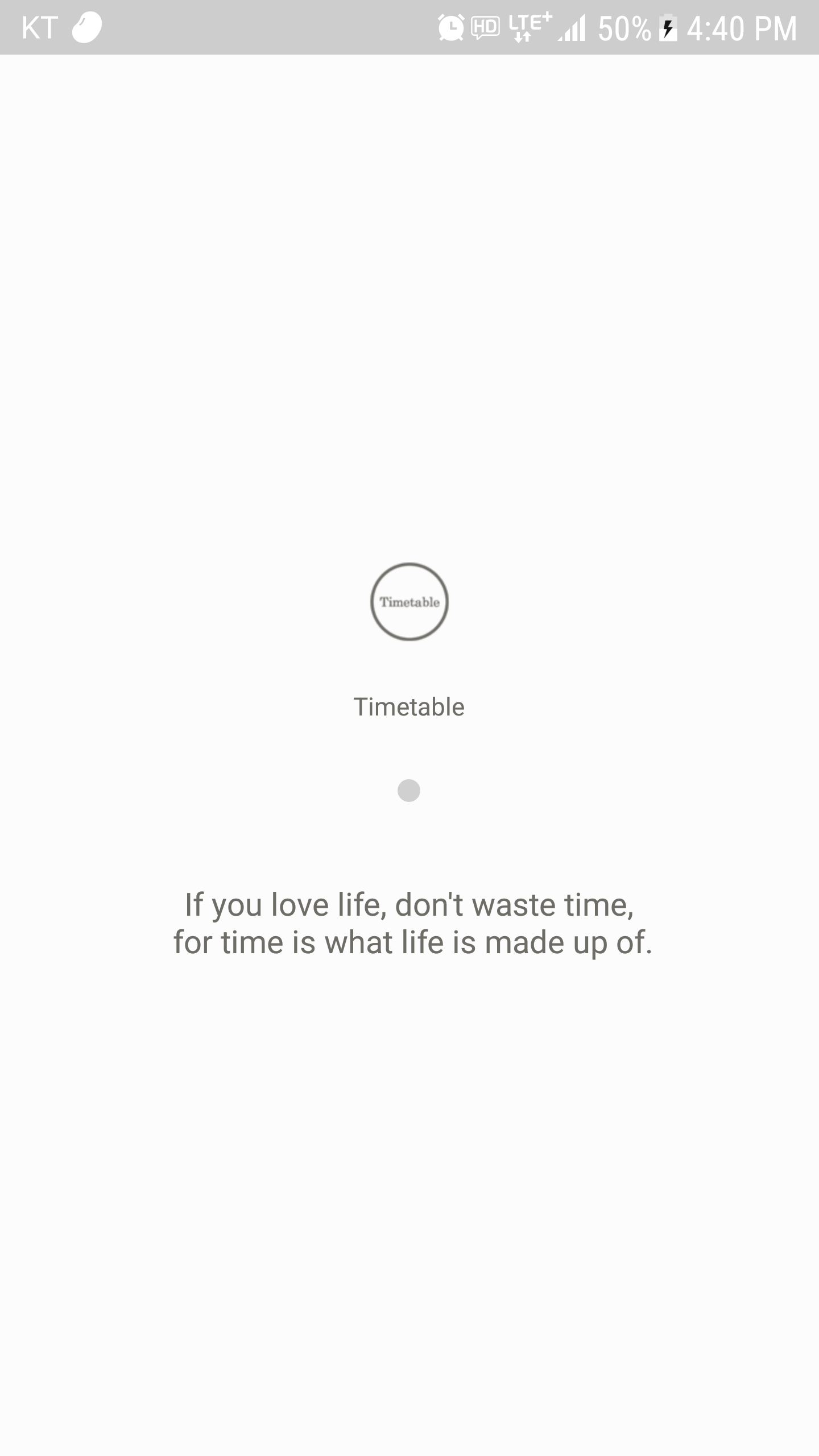 اسکرین شات 1 برنامه Timetable: a lovely scheduler