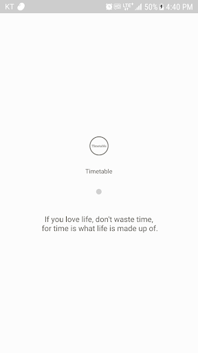 اسکرین شات 1 برنامه Timetable: a lovely scheduler