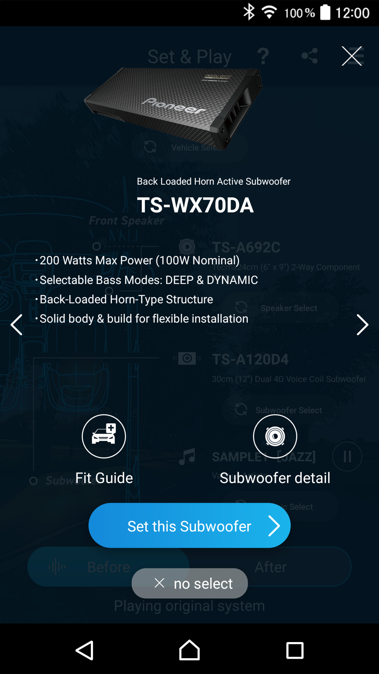 اسکرین شات 5 برنامه CarSoundFit | in-car simulator