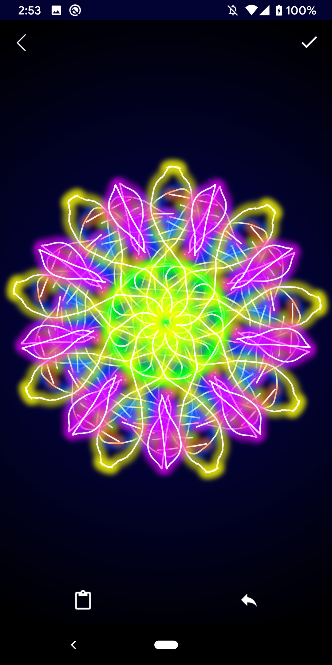 اسکرین شات 1 برنامه Doodle Drawing | Amazing Glow