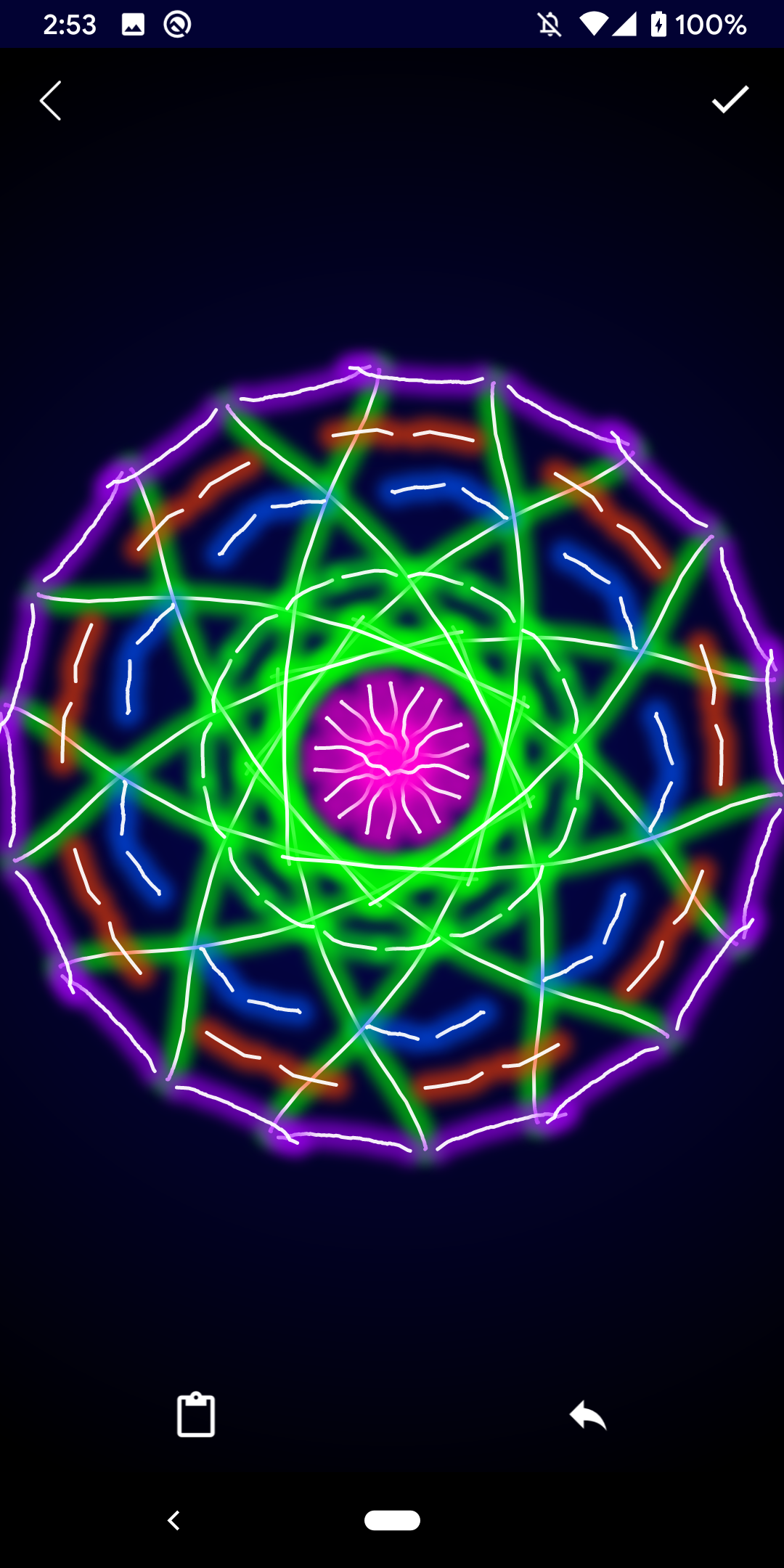اسکرین شات 3 برنامه Doodle Drawing | Amazing Glow