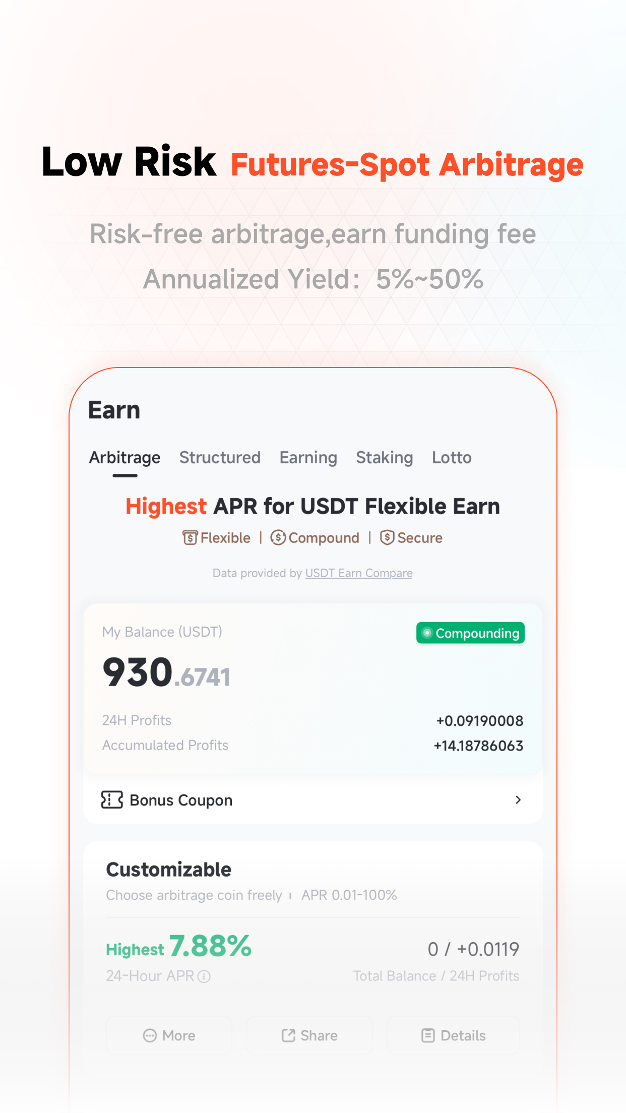اسکرین شات 3 برنامه Pionex - Crypto Trading Bot