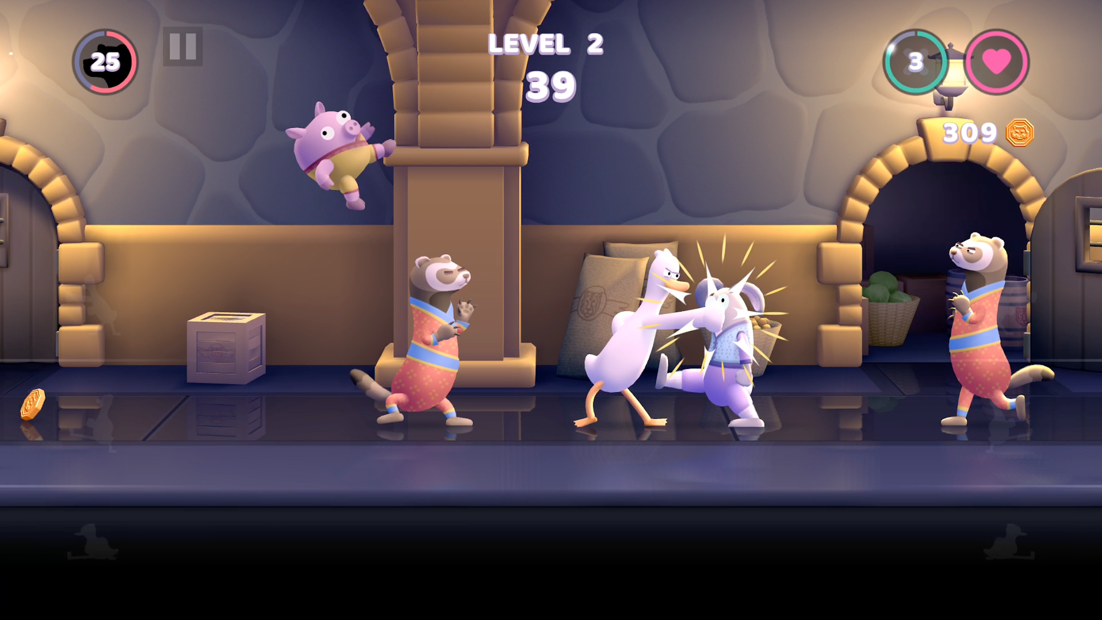 اسکرین شات 2 بازی Punch Kick Duck