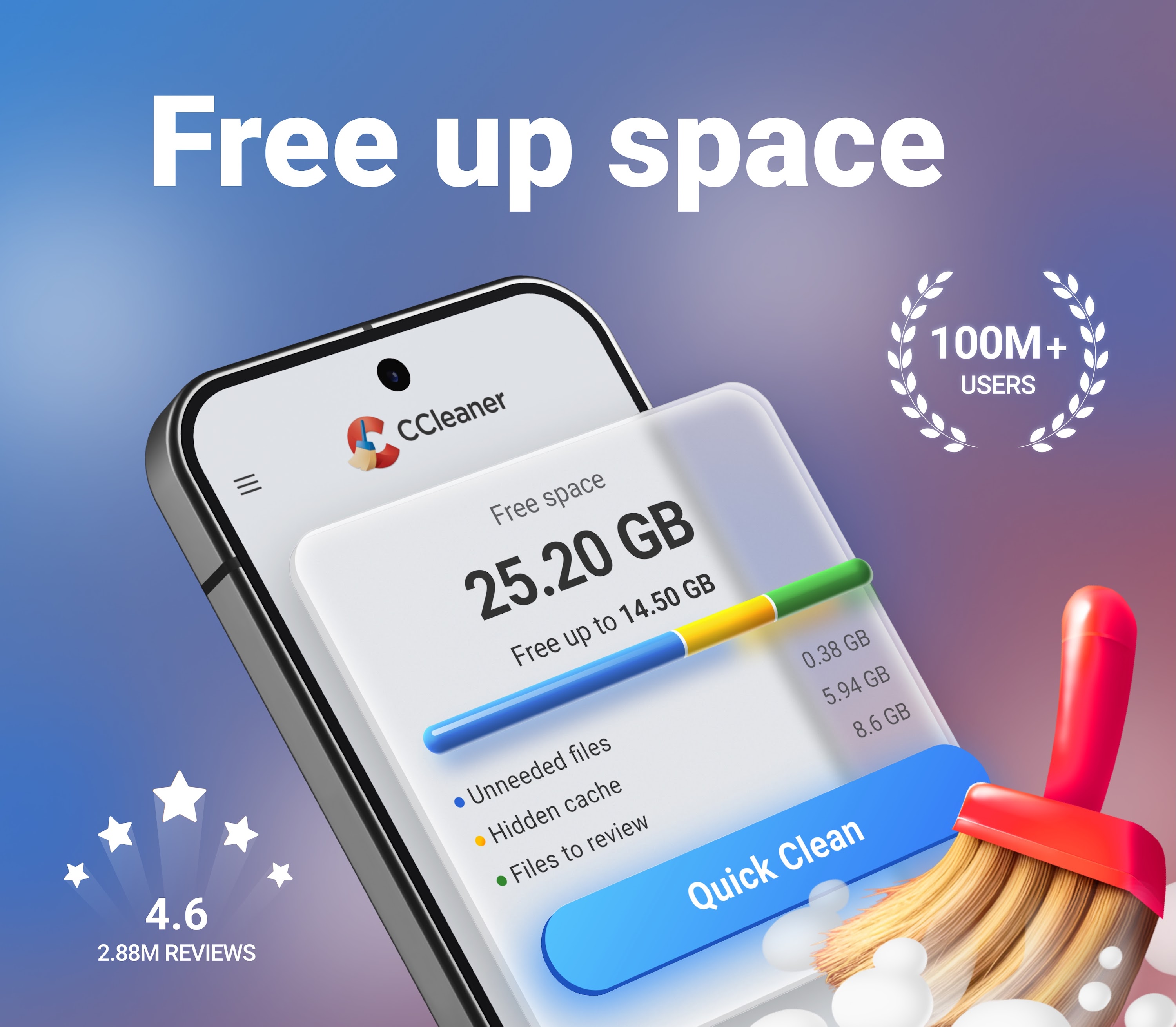 اسکرین شات 1 برنامه CCleaner – Phone Cleaner