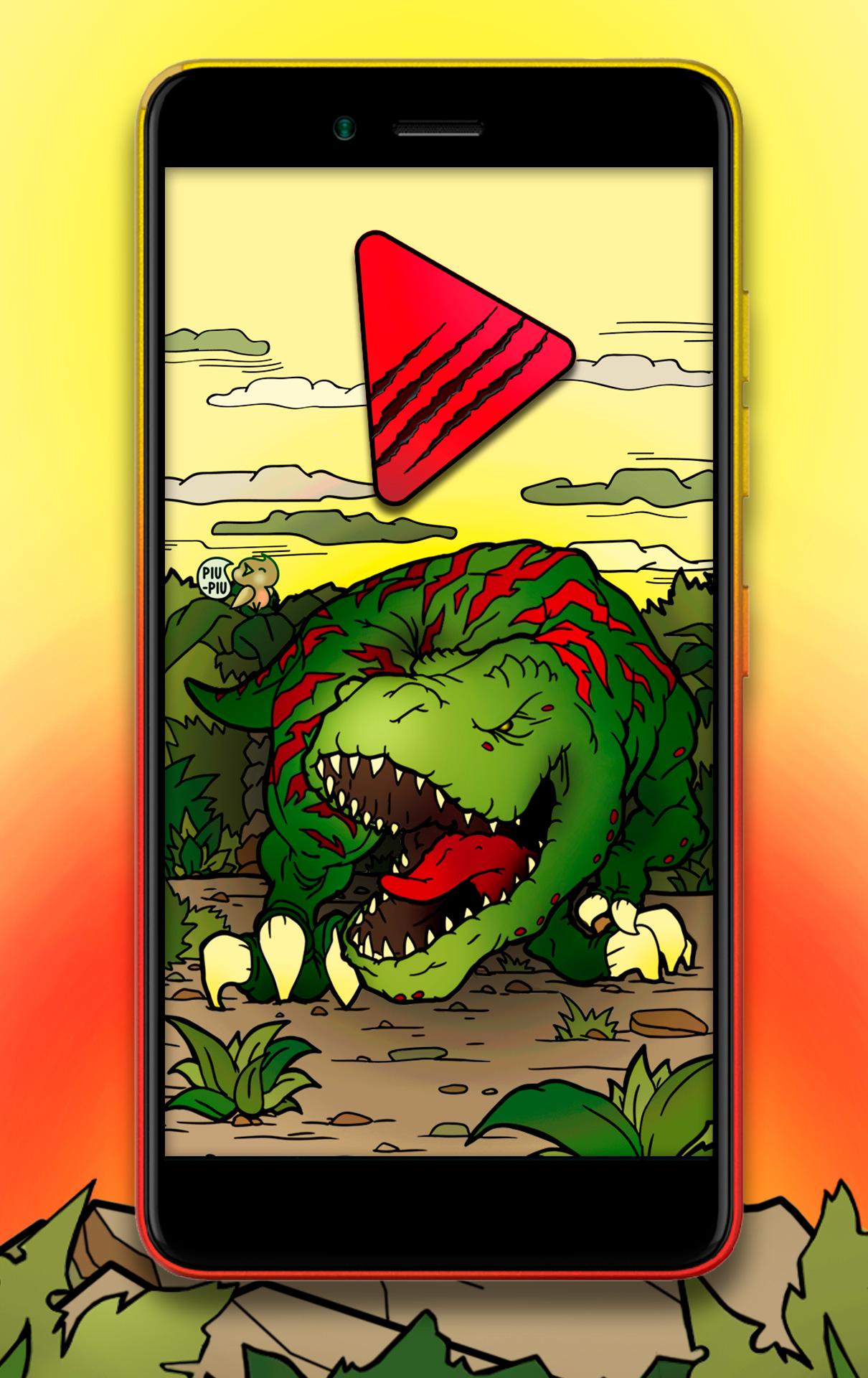 اسکرین شات 1 بازی Dinosaur Coloring Book